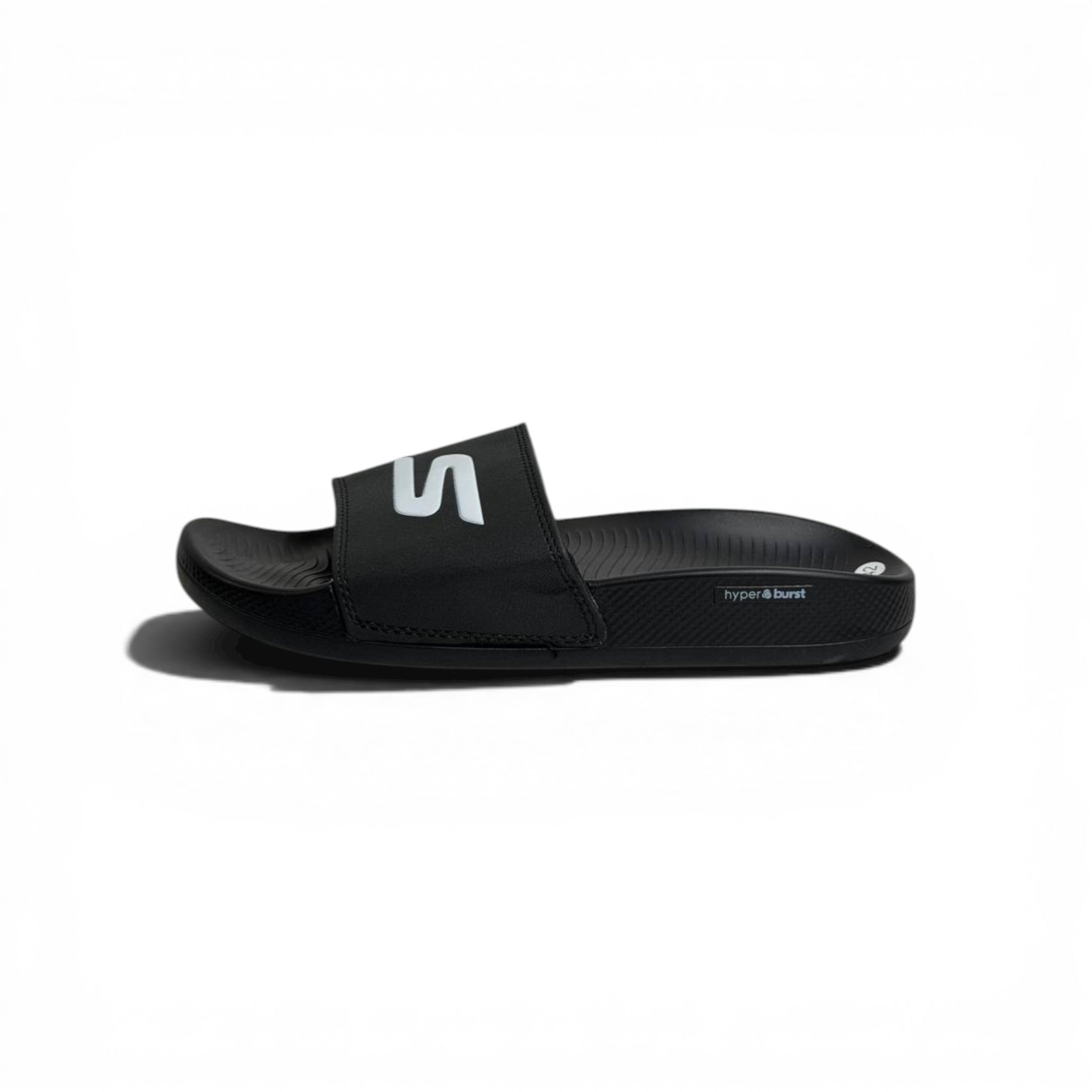🖤⚡ Skechers Hyper Burst Slides – Ultra Comfort Black Slides | Everyday Essential