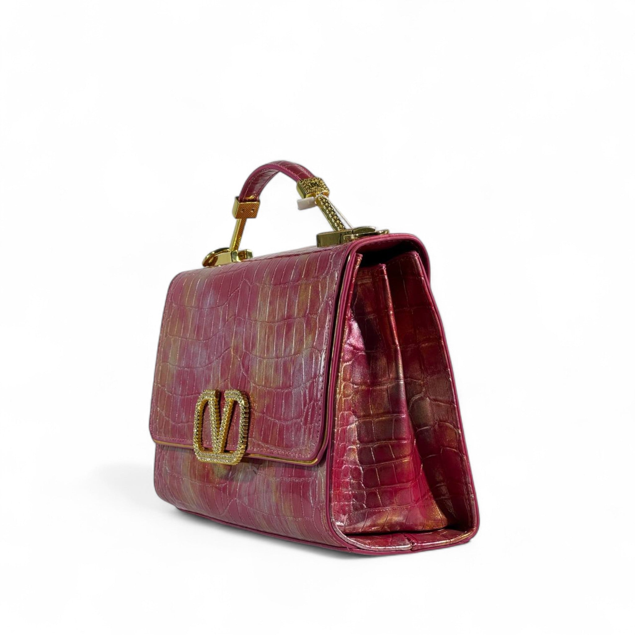 Valentino Garavani Ombre Croc VLogo Bag đâ¨