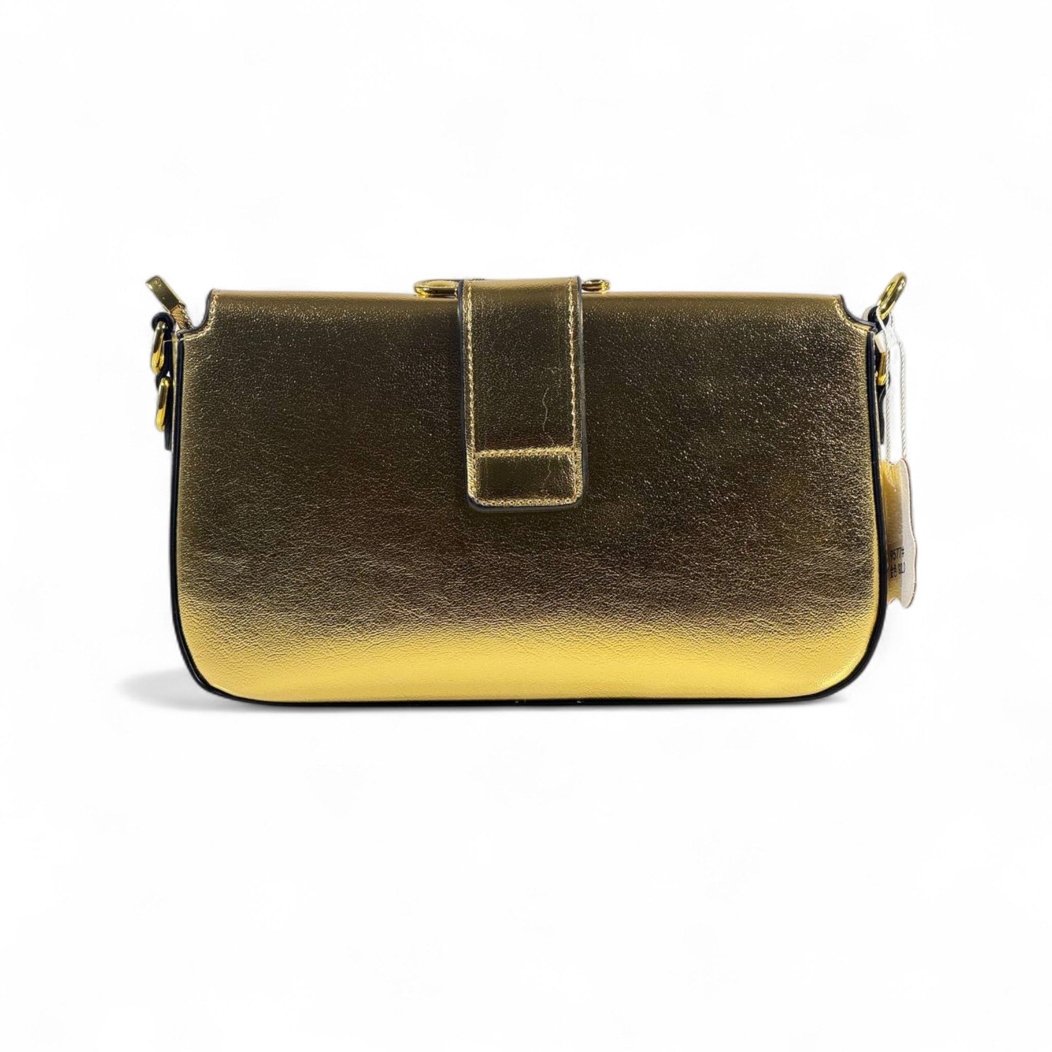 Fendace Gold Metallic Shoulder Bag ✨👜💛 (Fendi x Versace Collaboration)