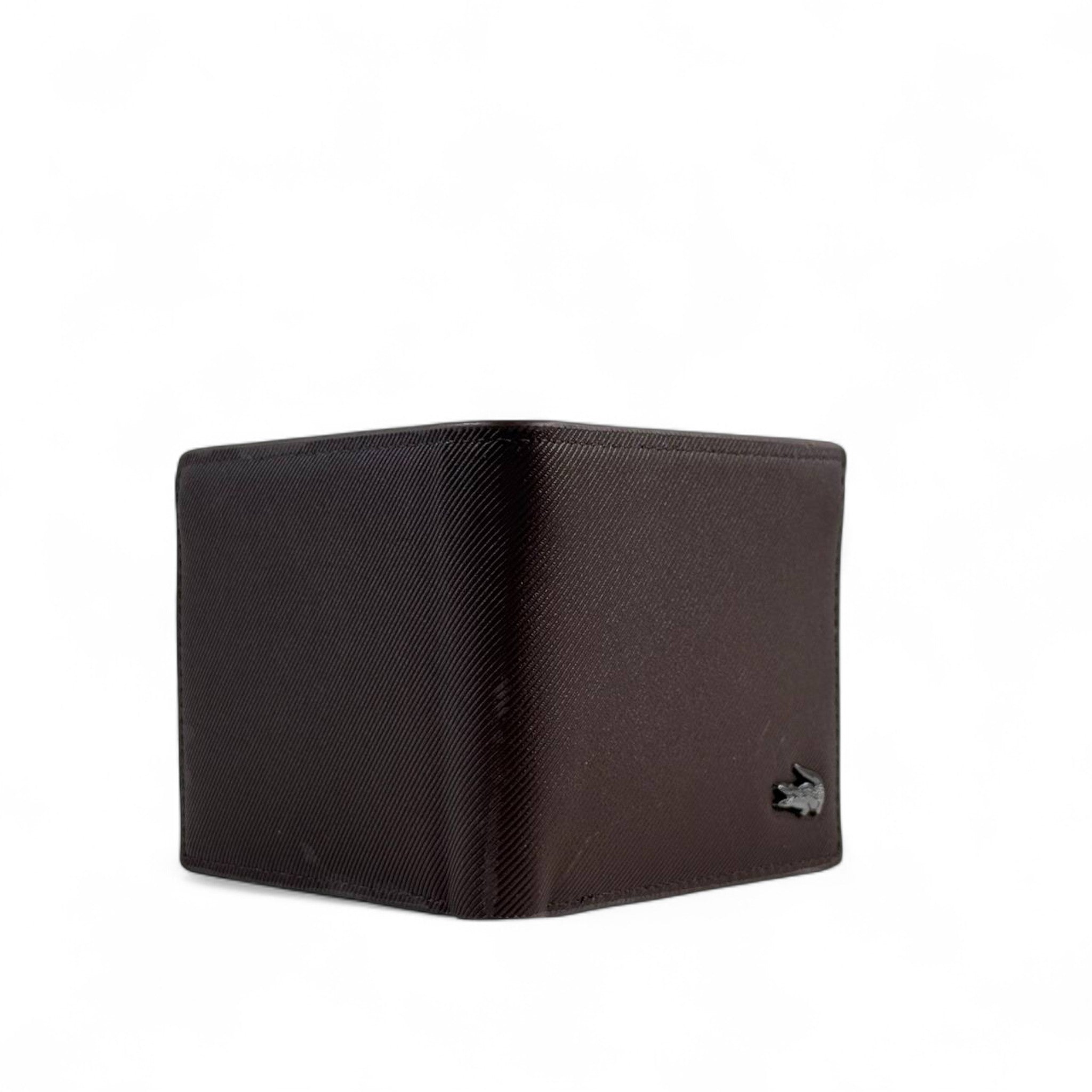 🤎 Lacoste Brown Leather Wallet – Refined Elegance in Every Detail
