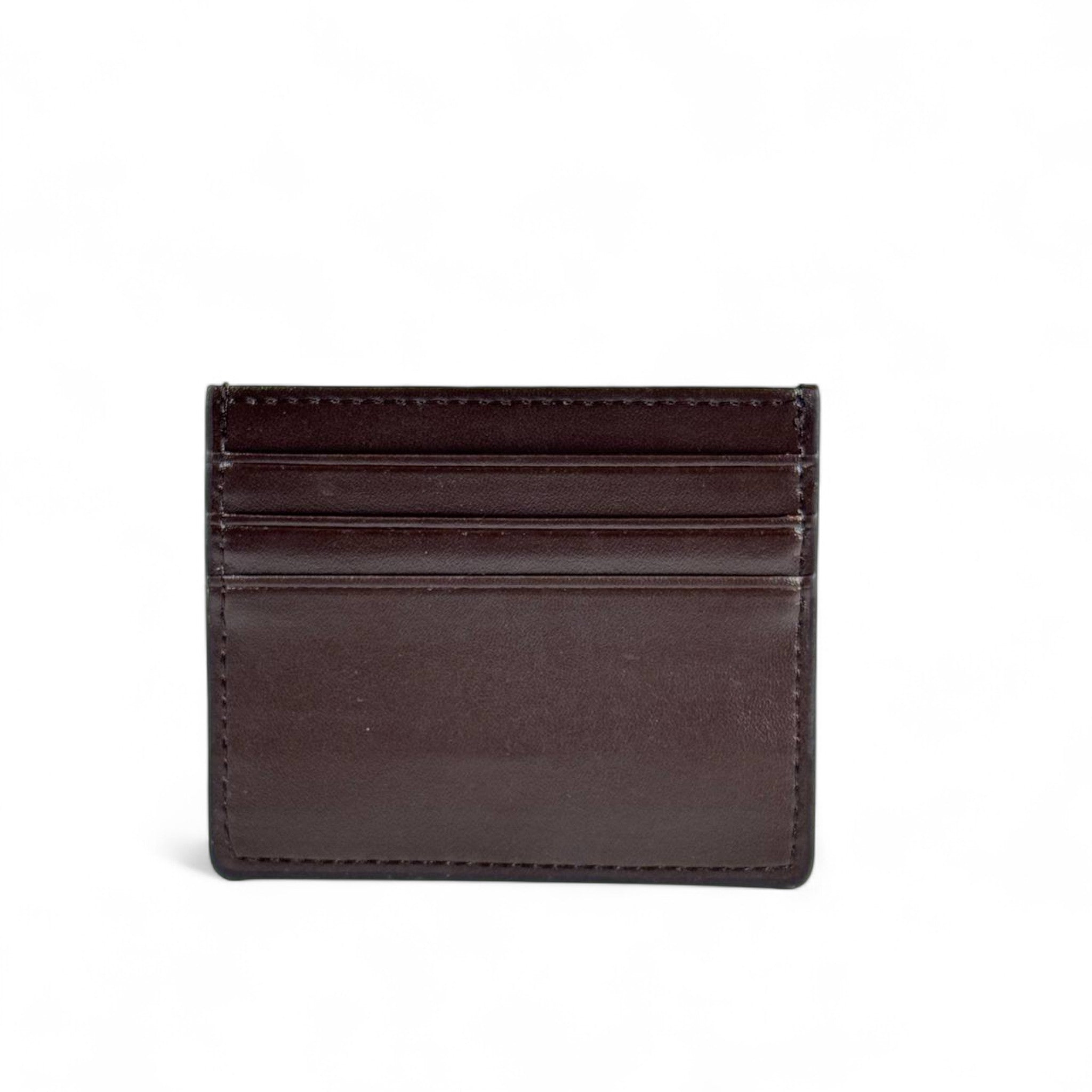 🤎 BMW Coffee Brown Leather Card Holder – Timeless Luxury, Everyday Practicality