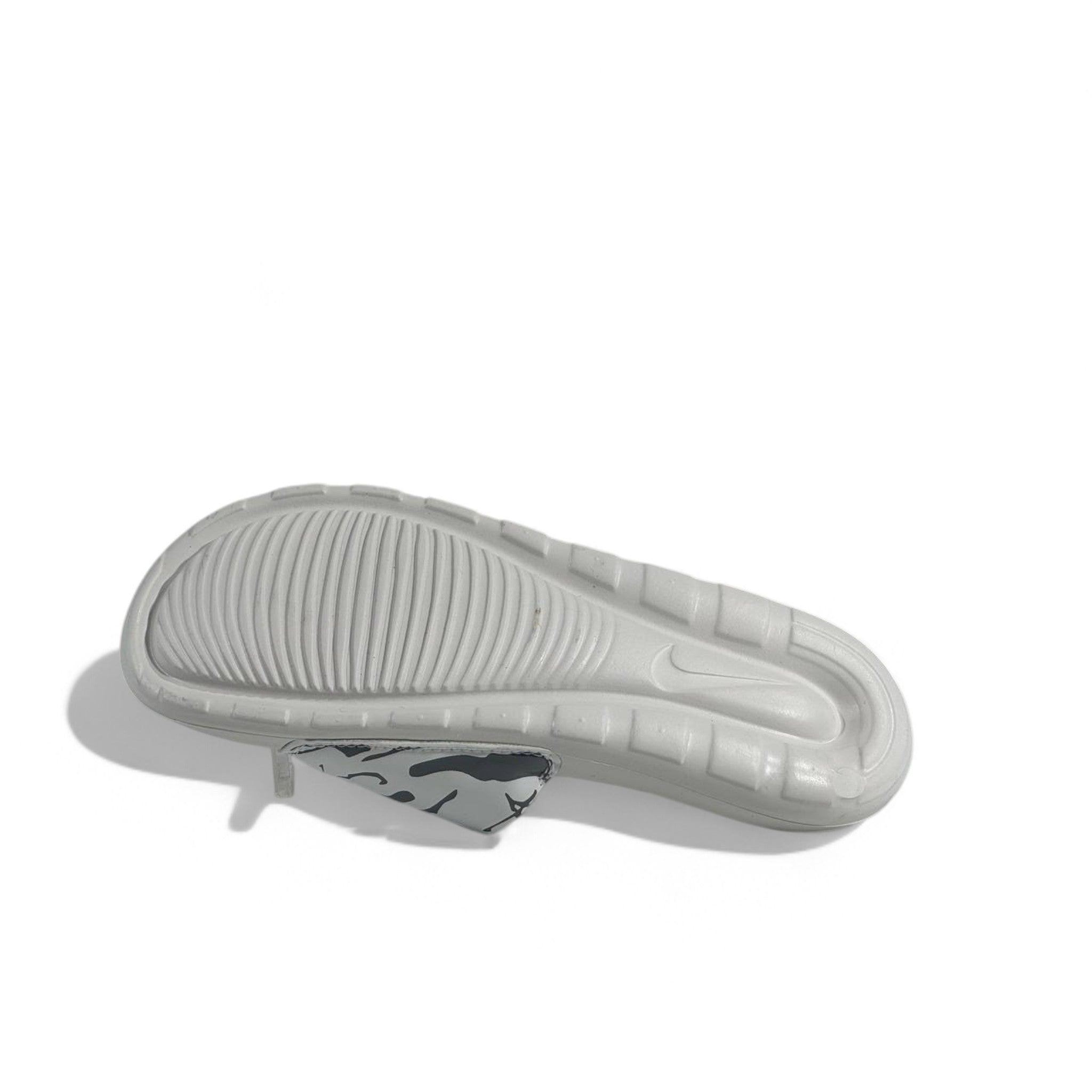 👟 Nike White & Grey Camo Slides – Street Comfort Essential