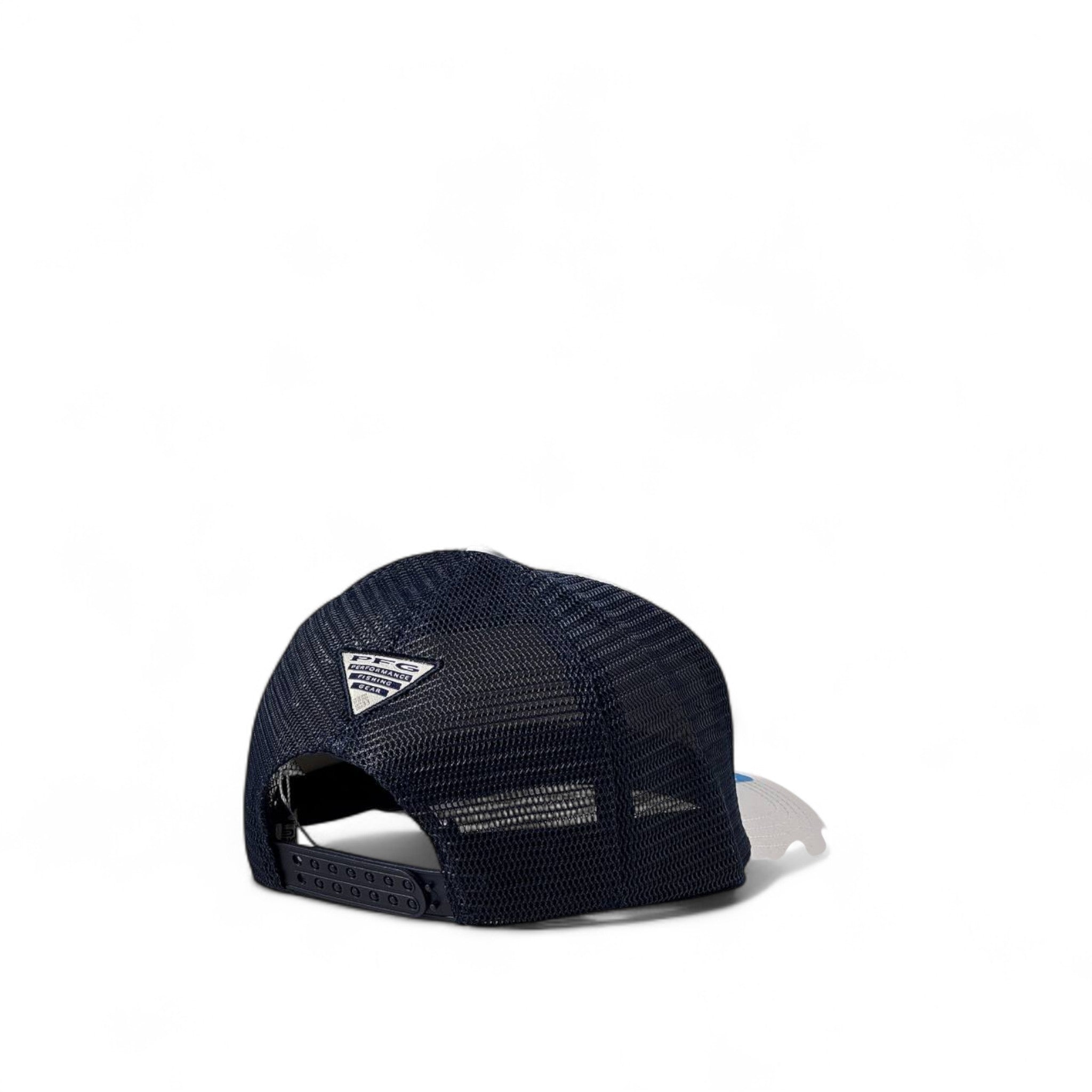 Columbia PFG Mesh Snapback Cap ⚓️ White & Navy | Outdoor Adventure Ready