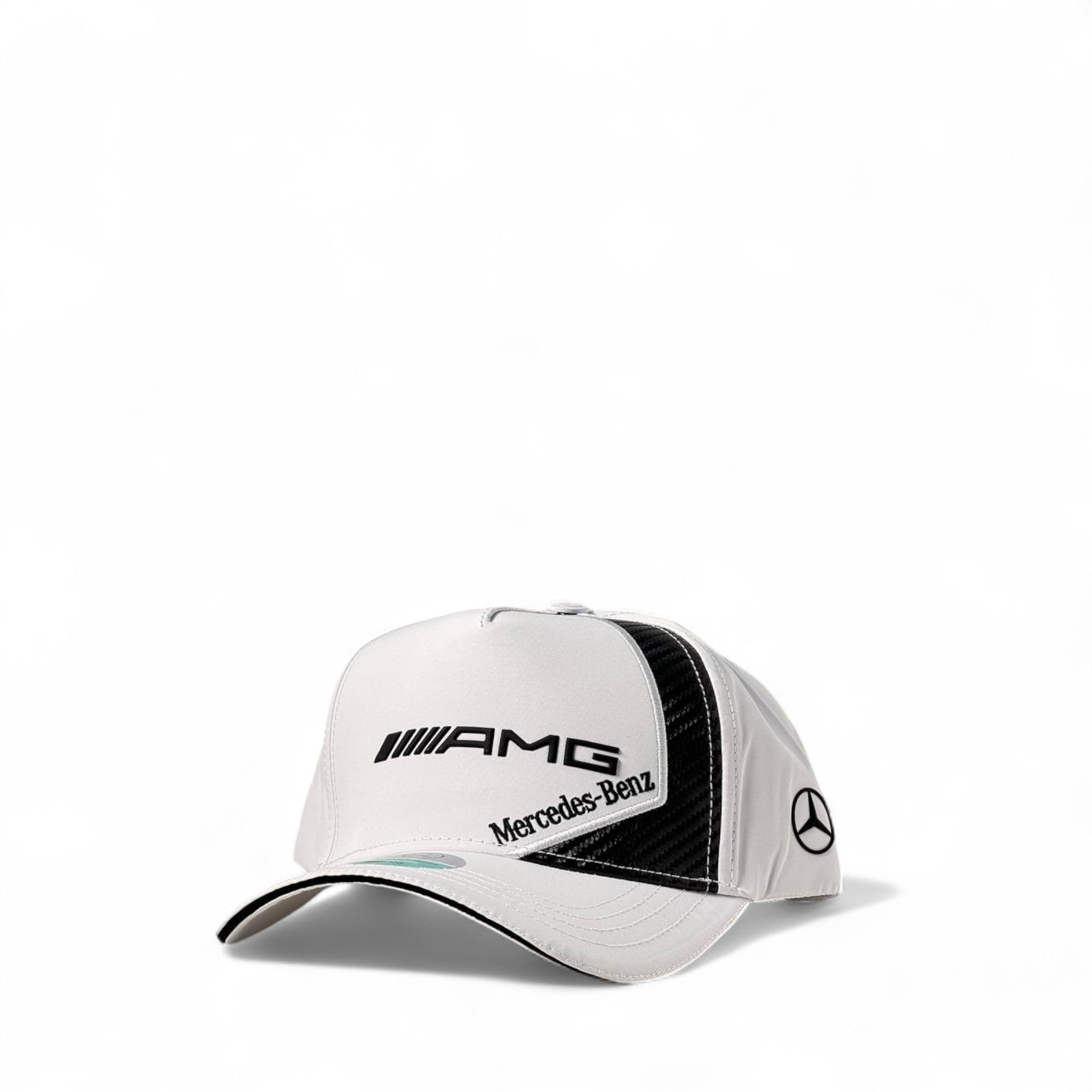 Mercedes-Benz AMG Cap 🏁 White & Black Racing Edition | Official Motorsport Gear