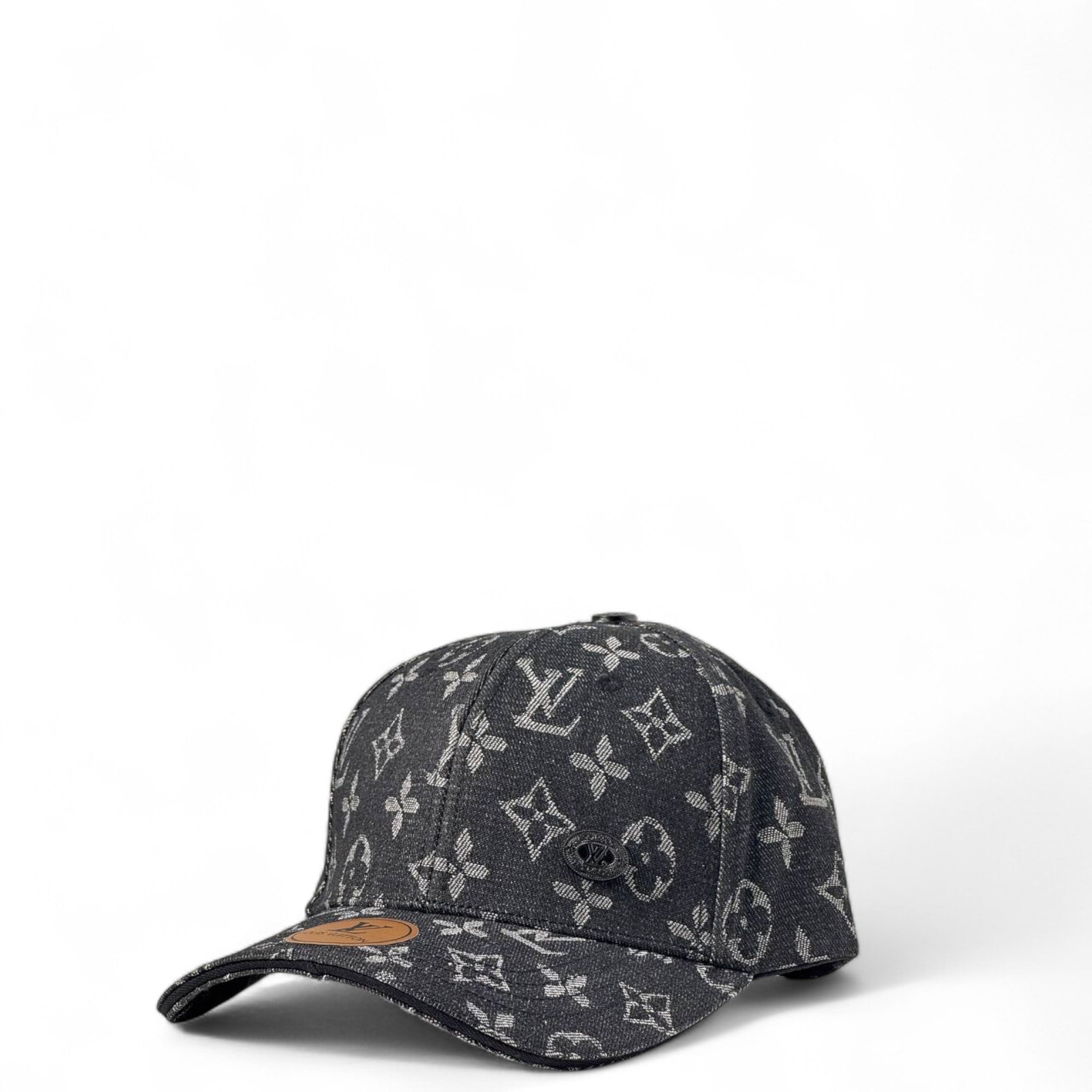 LV Monogram Denim Cap 🖤 | Signature Streetwear Style