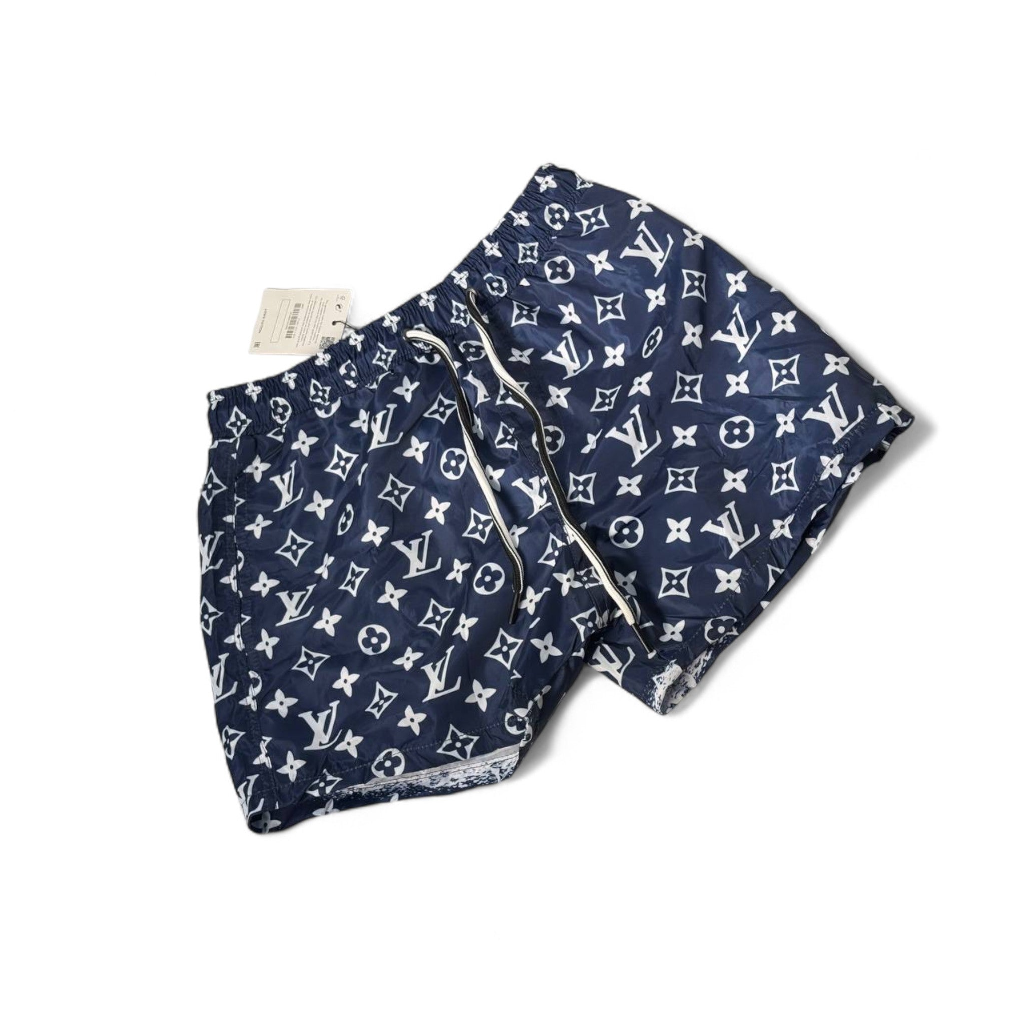 Louis Vuitton Monogram Swim Shorts – Navy Blue Classic 🌊🖤⚓