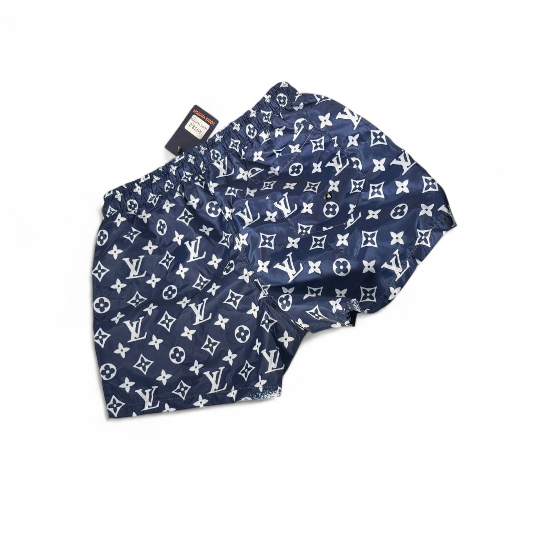 Louis Vuitton Monogram Swim Shorts – Navy Blue Classic 🌊🖤⚓