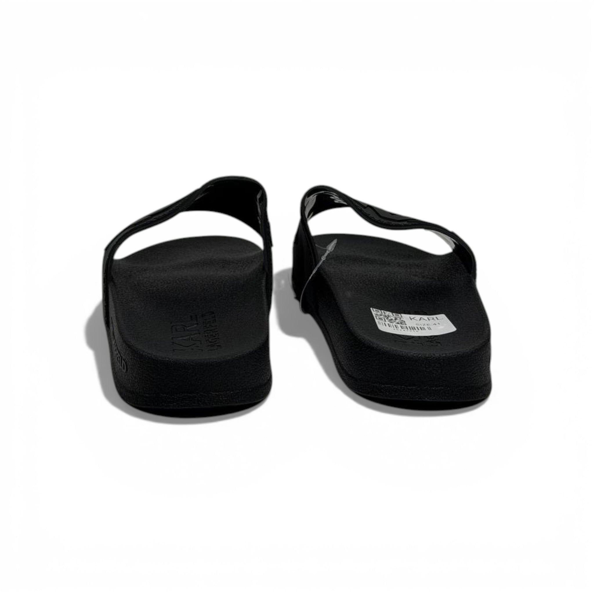 🖤✨ Karl Lagerfeld Logo Slide Slippers – Black Bold Edition ✨🖤