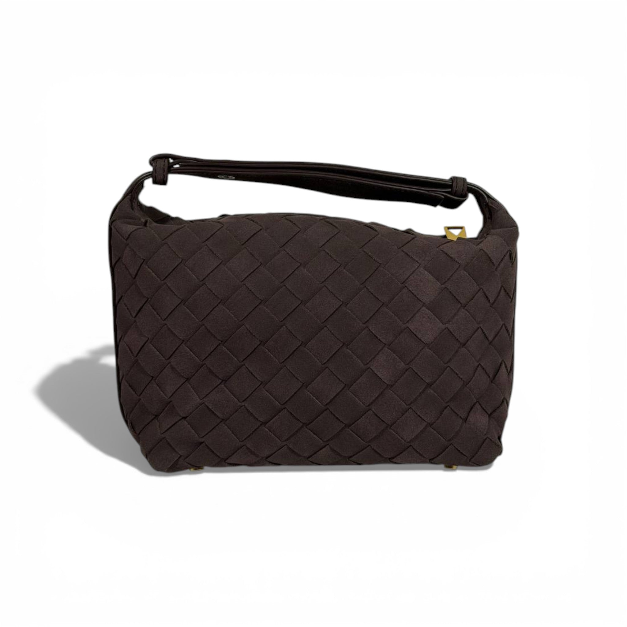 Bottega Veneta Intrecciato Shoulder Bag – Dark Brown 🤎✨