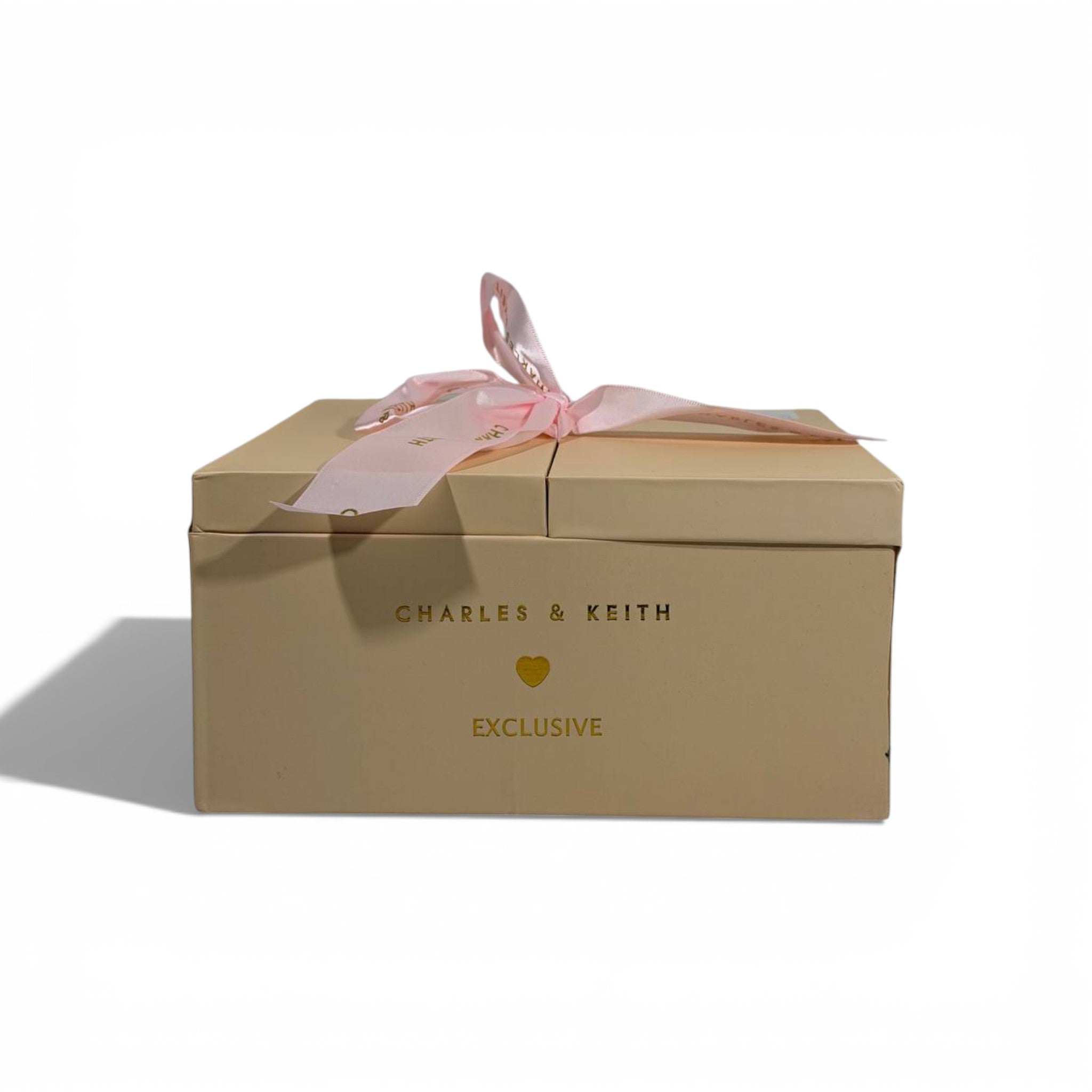 Charles & Keith Quilted Mini Top Handle Bag Pink Gold Hardware
