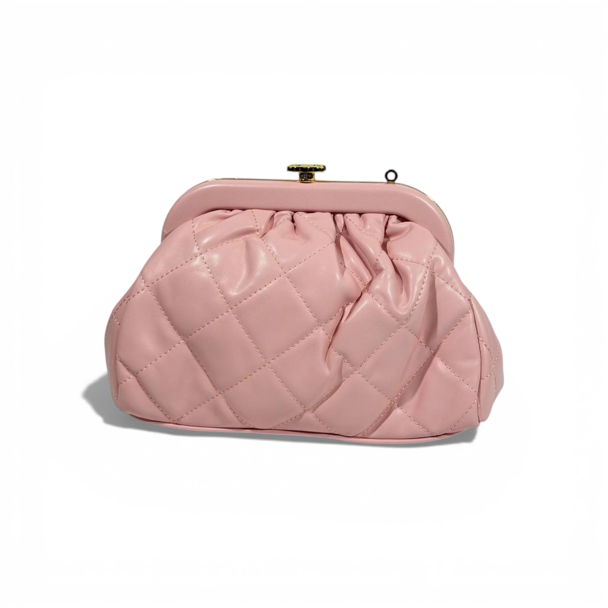 💗 Chanel Quilted Blush Pink Clutch | Timeless Elegance Evening Bag ✨👜