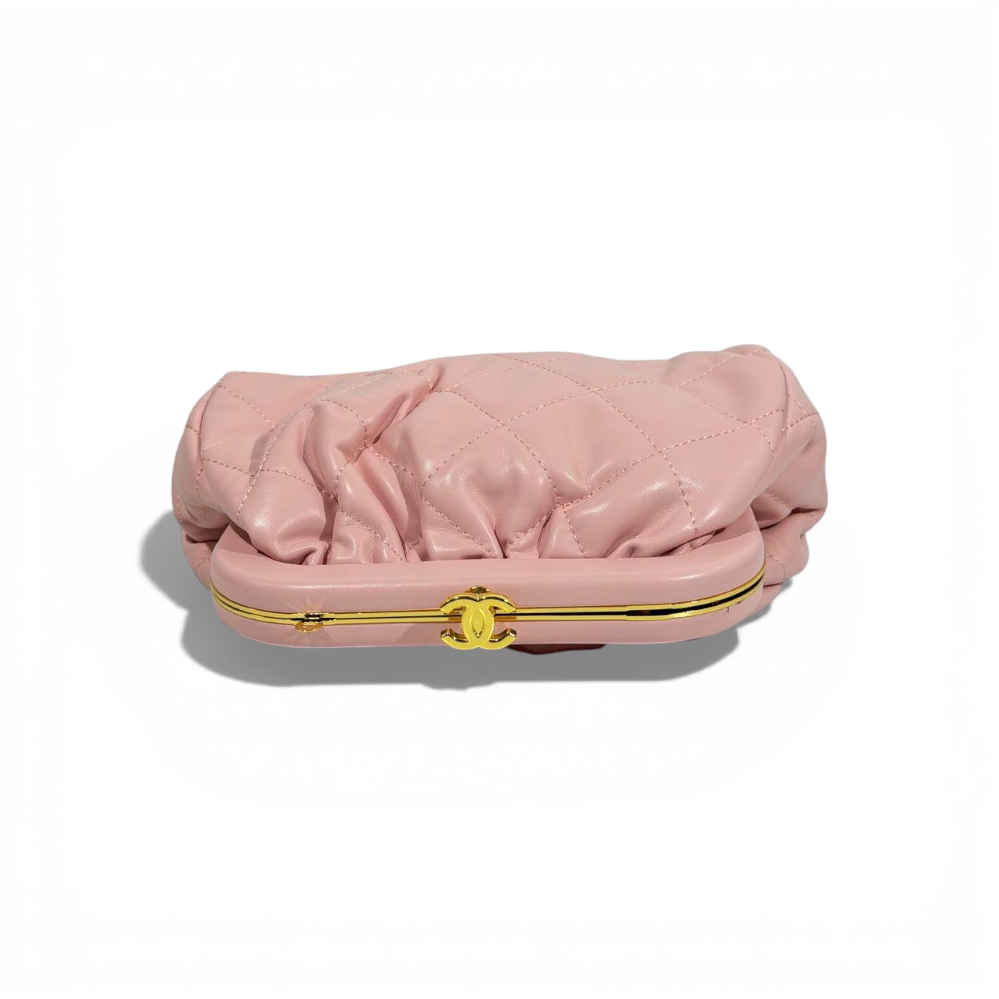 💗 Chanel Quilted Blush Pink Clutch | Timeless Elegance Evening Bag ✨👜