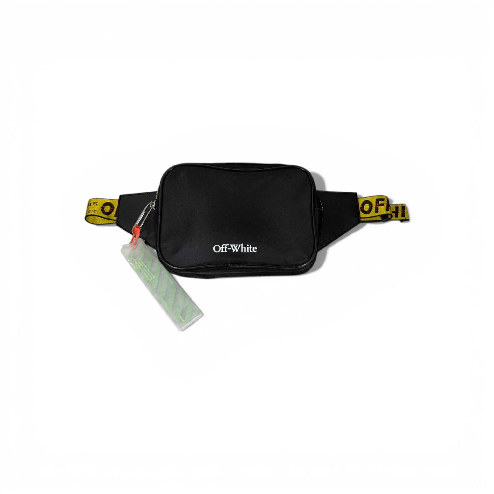 🖤 Off-White Signature Black Waist Bag 🔥