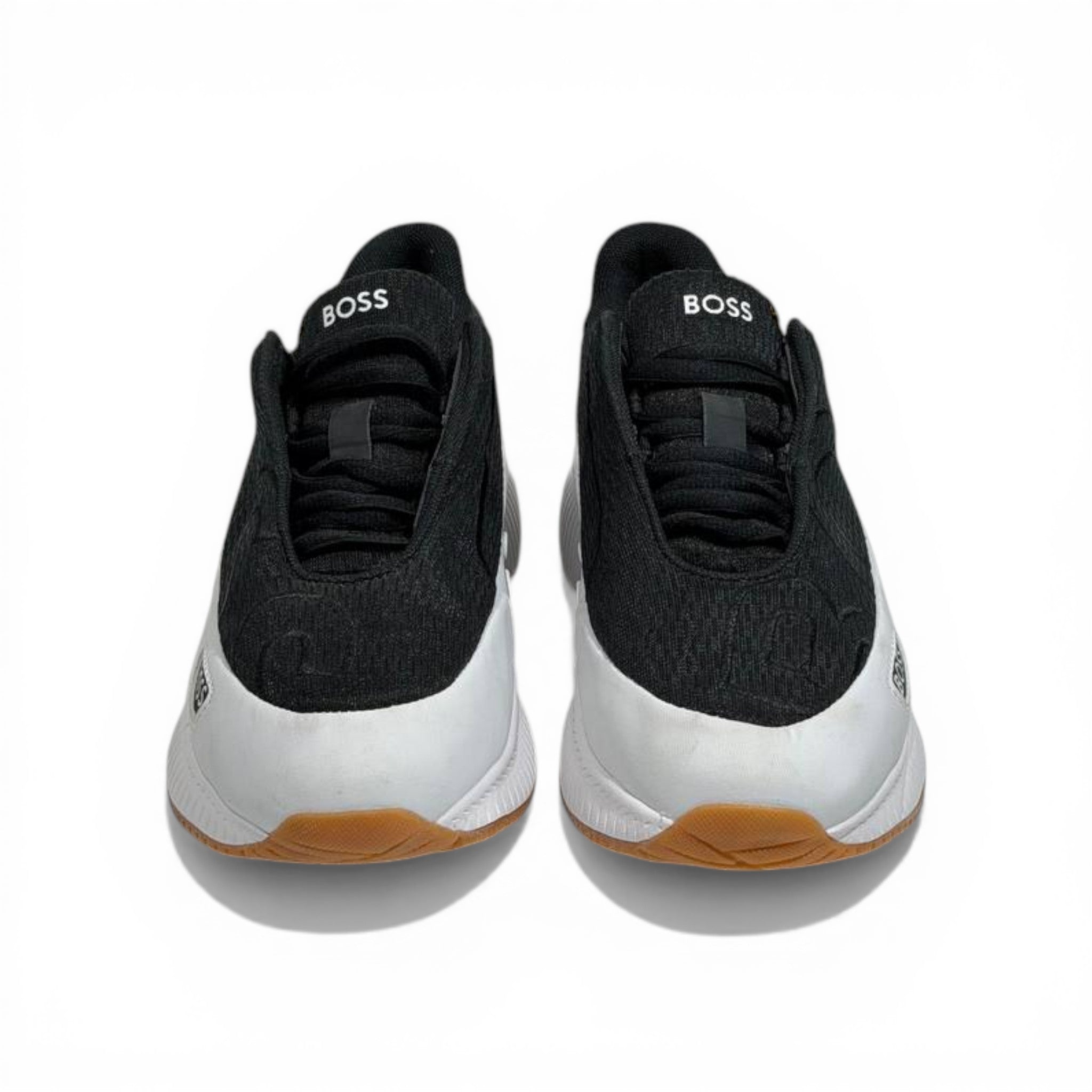 BOSS Black Knit Sneakers 👟🔥 | Sleek Luxury Comfort & Everyday Performance