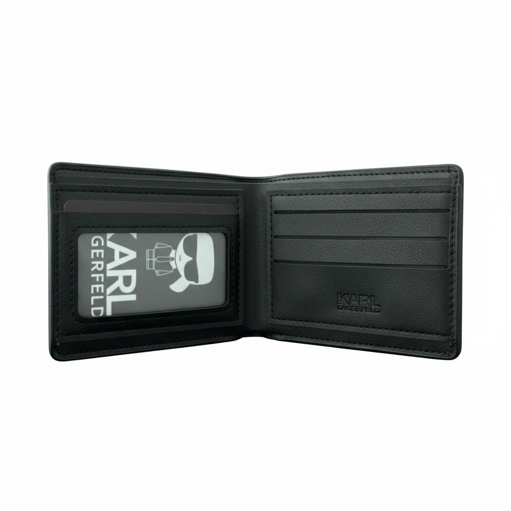 KARL LAGERFELD Icon Wallet 🖤✨ | Signature Graphic Luxury Bifold