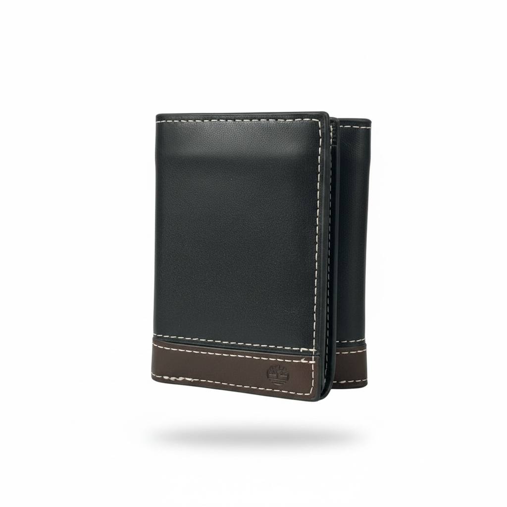TIMBERLAND Classic Leather Trifold Wallet 🖤🤎🌲 | Durable Everyday Essential