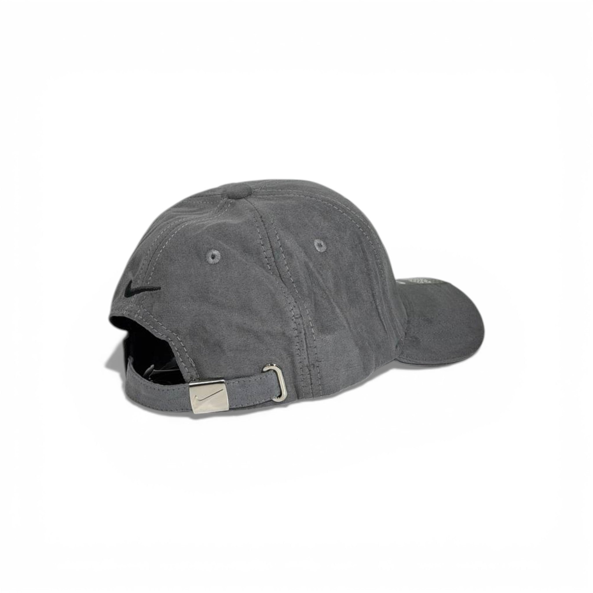 🩶🔥 Nike Grey Suede Swoosh Cap – Clean & Timeless Street Style 🔥🩶