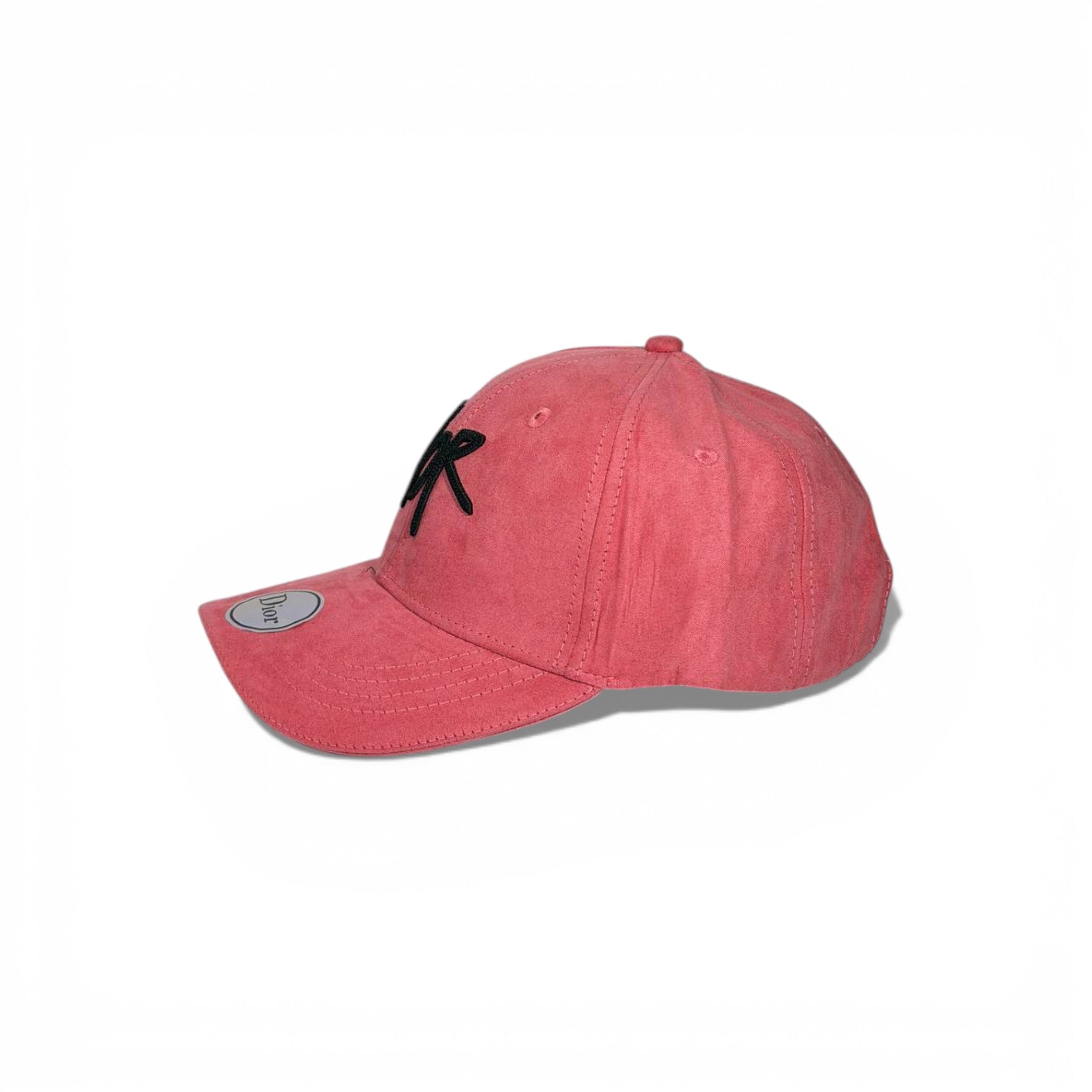 🧢 DIOR Signature Pink Suede Baseball Cap 💖✨