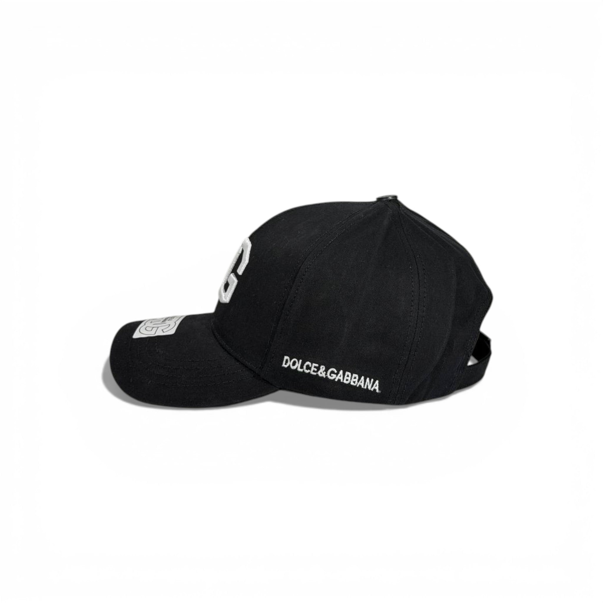 🧢 Dolce & Gabbana D&G Black Baseball Cap 🖤✨
