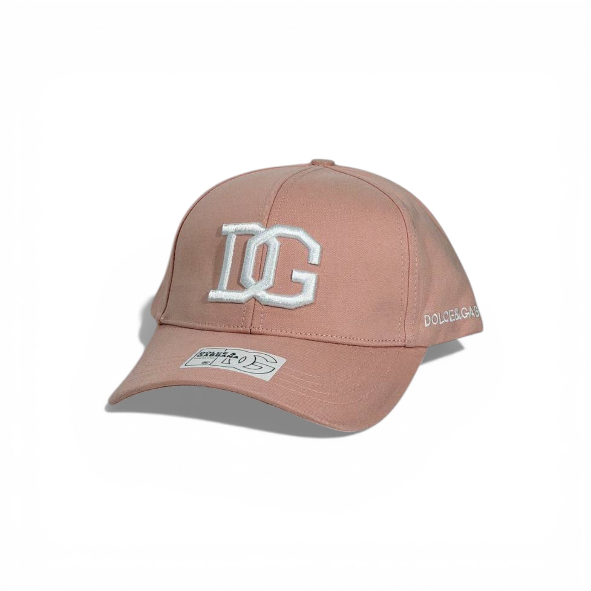 🧢 Dolce & Gabbana D&G Blush Pink Baseball Cap 🌸✨