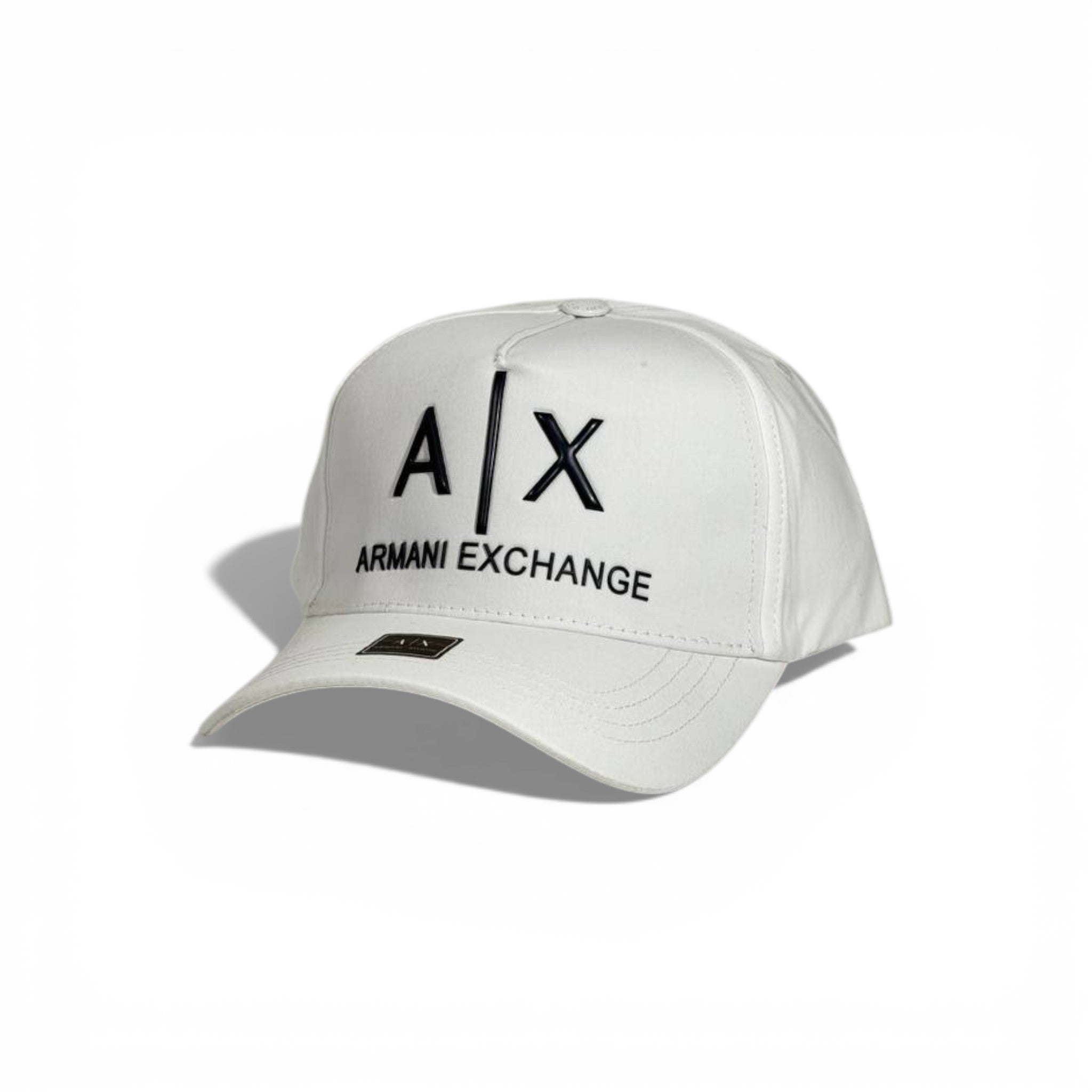🧢 Armani Exchange A|X All-White Baseball Cap 🤍✨