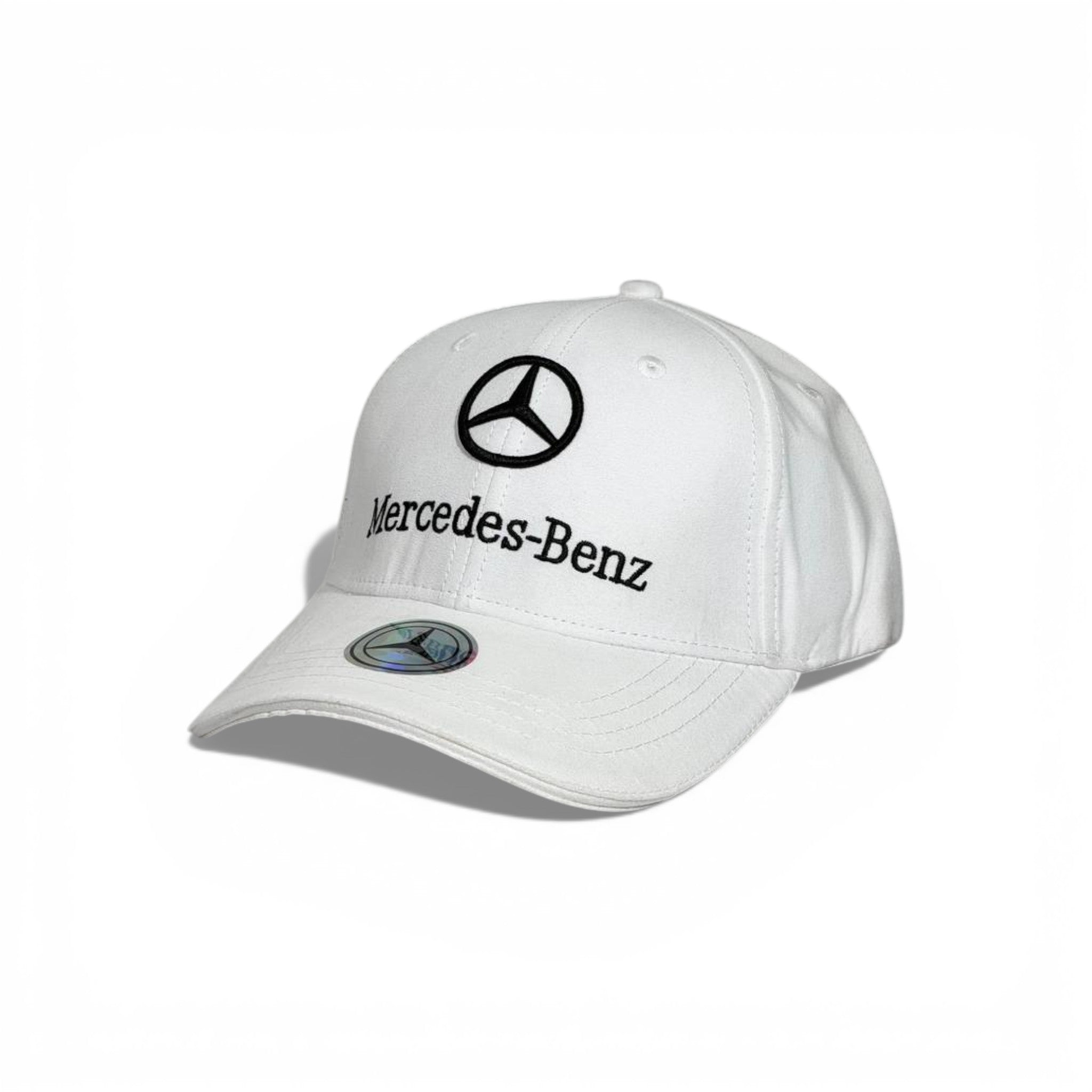 ⭐ Mercedes-Benz Classic White Logo Baseball Cap 🧢🤍
