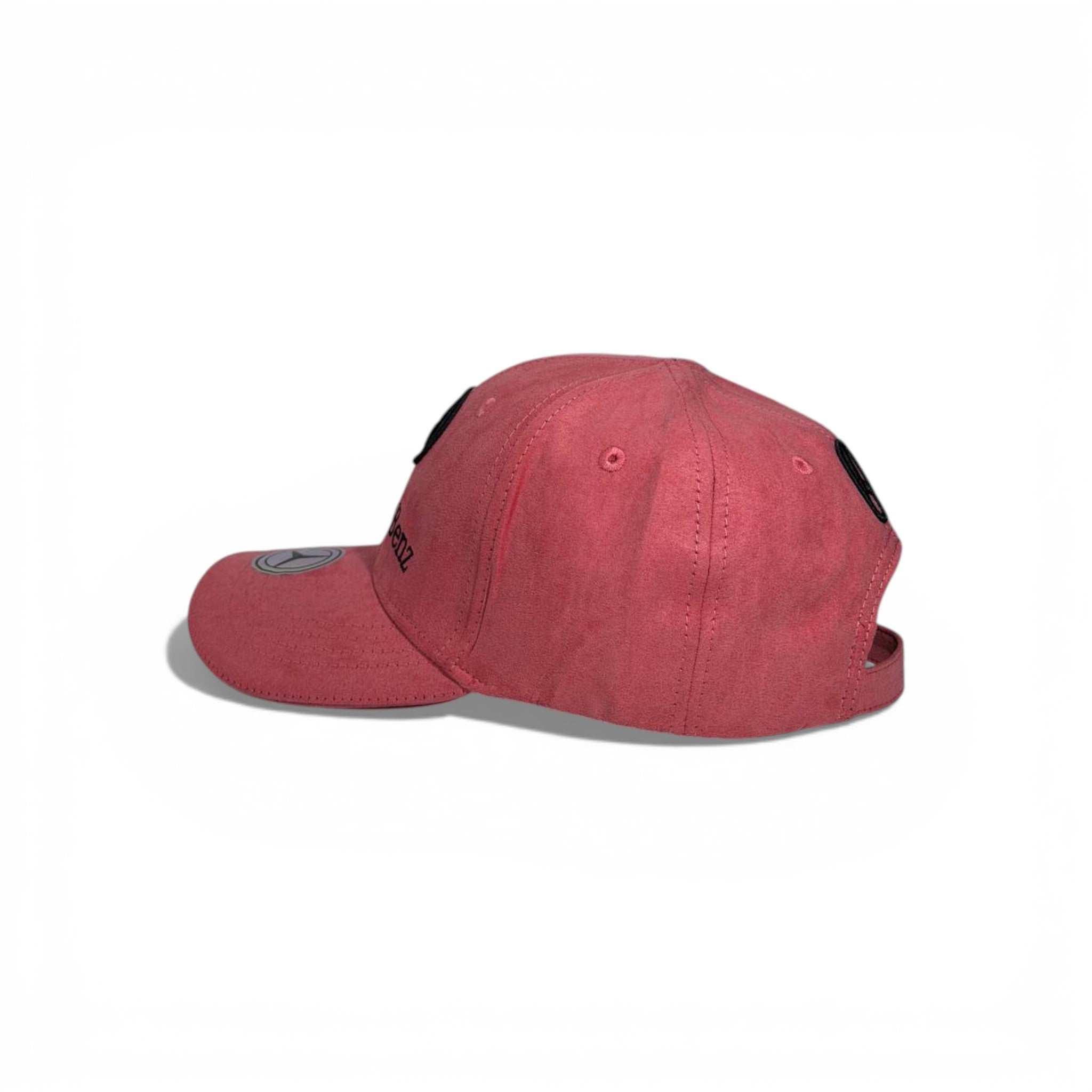 ⭐ Mercedes-Benz Pink Suede Logo Baseball Cap 🧢🌸