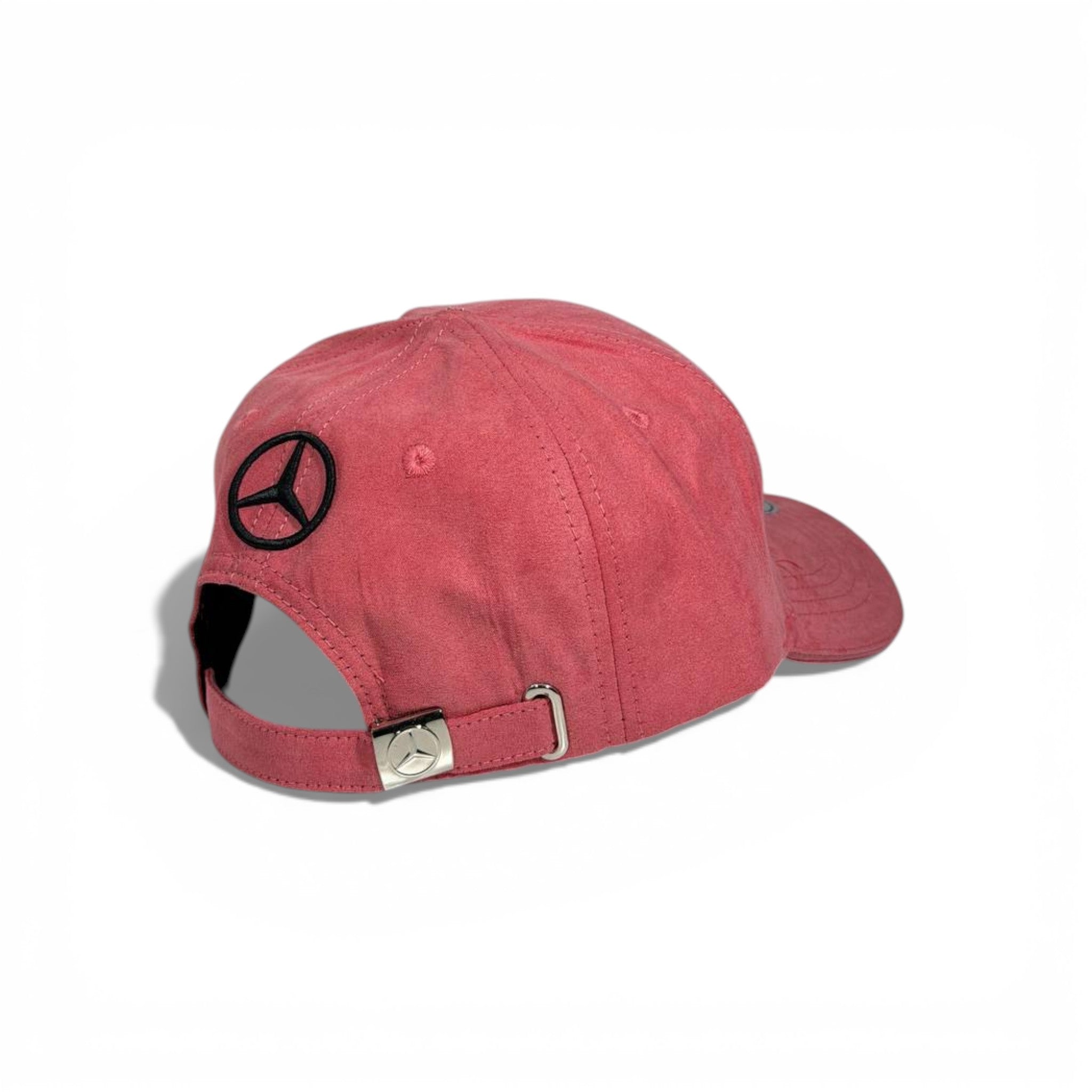 ⭐ Mercedes-Benz Pink Suede Logo Baseball Cap 🧢🌸
