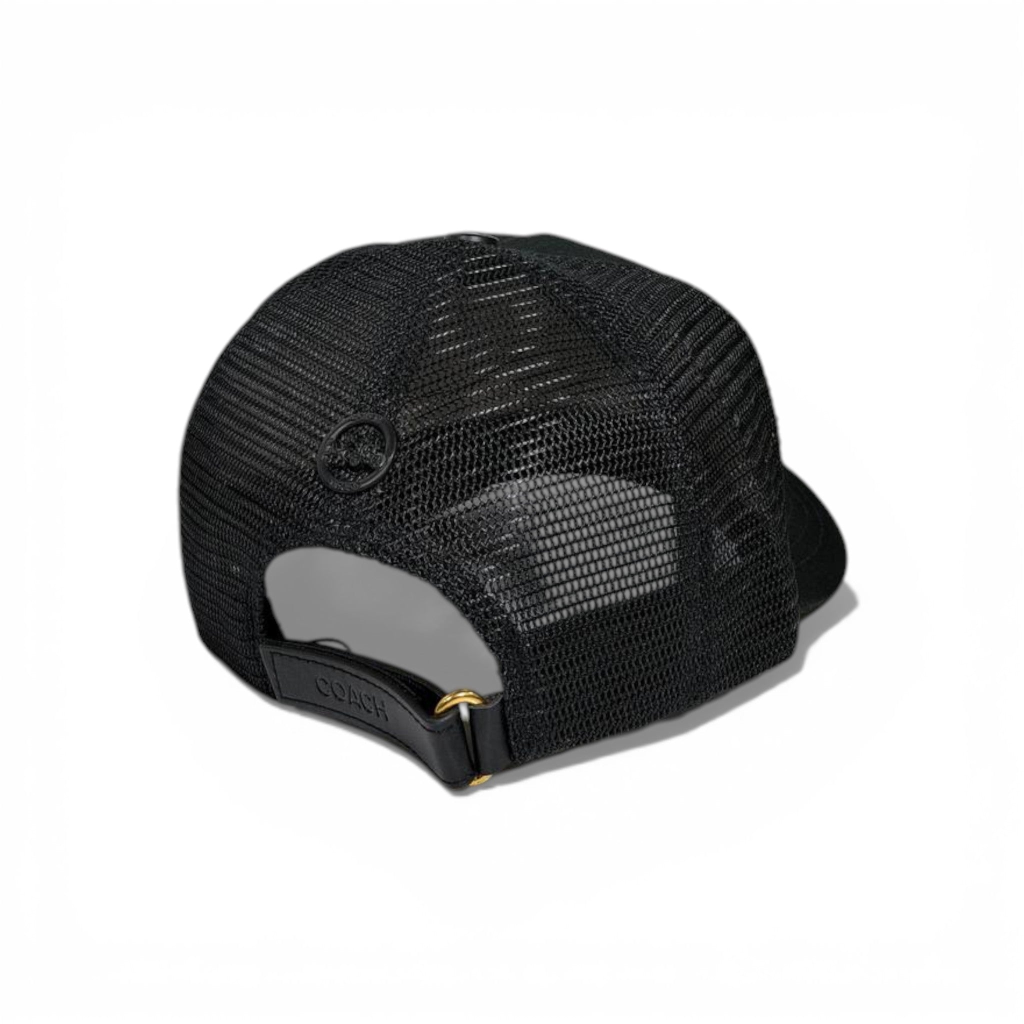 🖤 Coach Black Heritage Trucker Baseball Cap 🐎✨