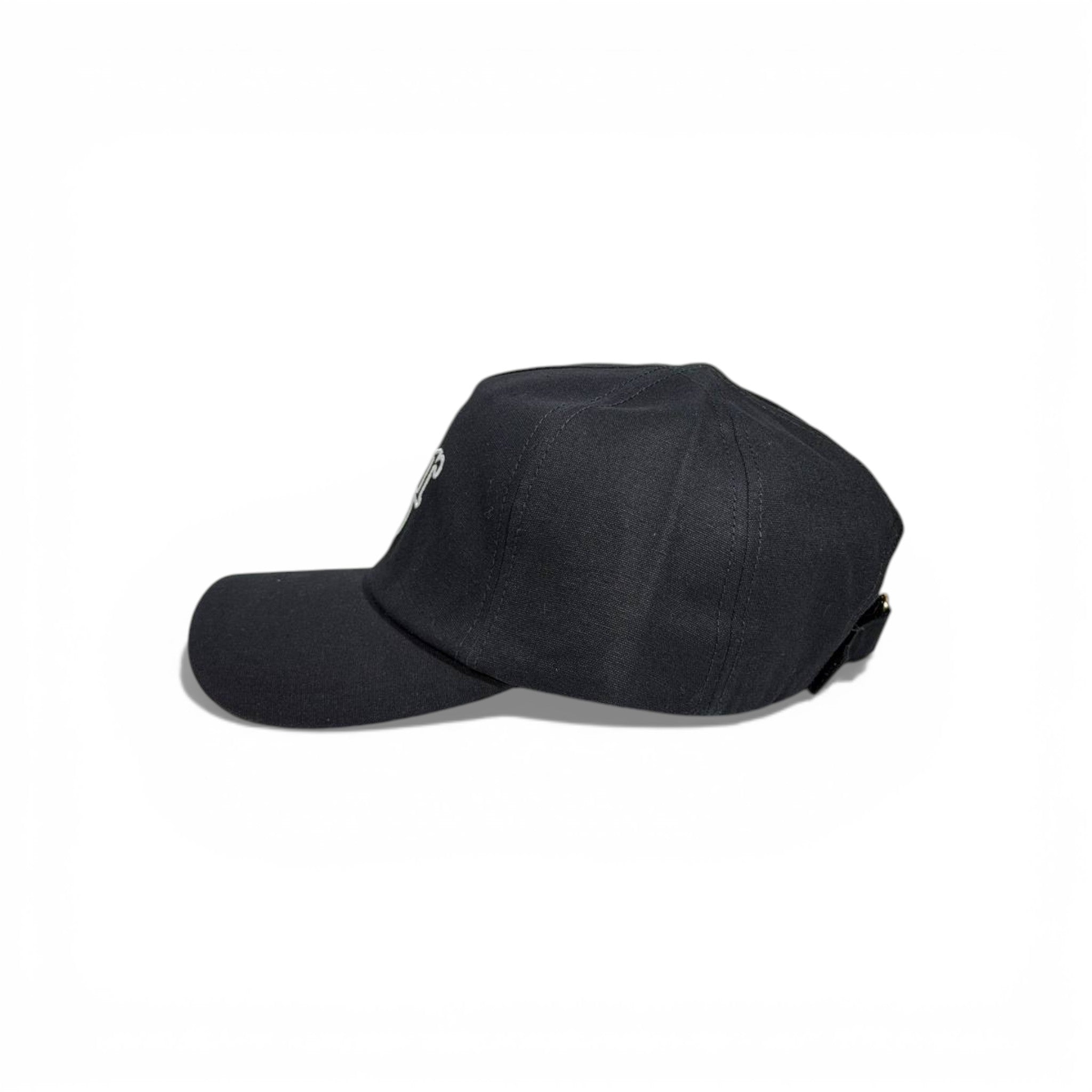 🖤 Dior Black Cap with Embroidered Logo 🧢✨