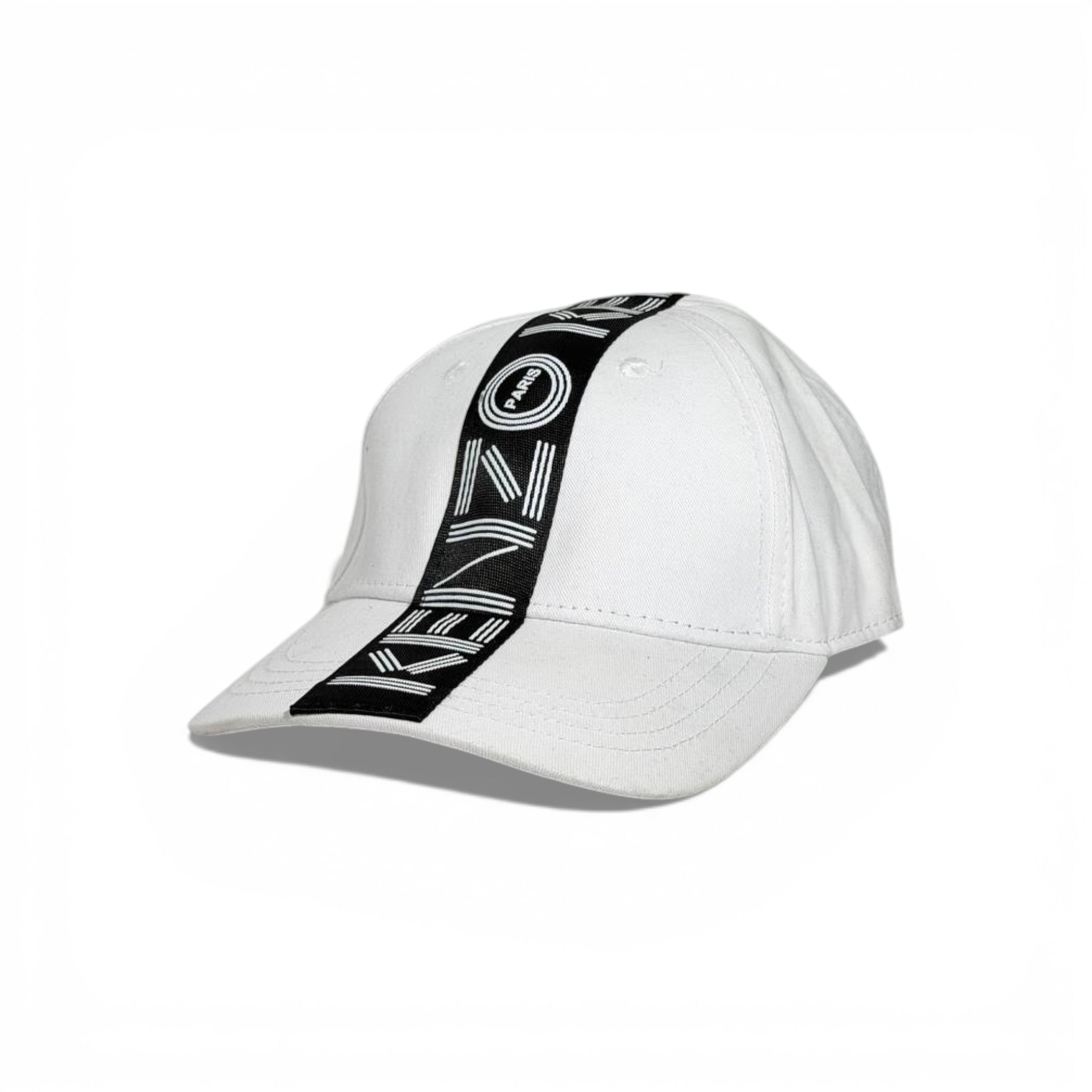 🤍 KENZO Paris White Signature Strap Cap 🧢✨