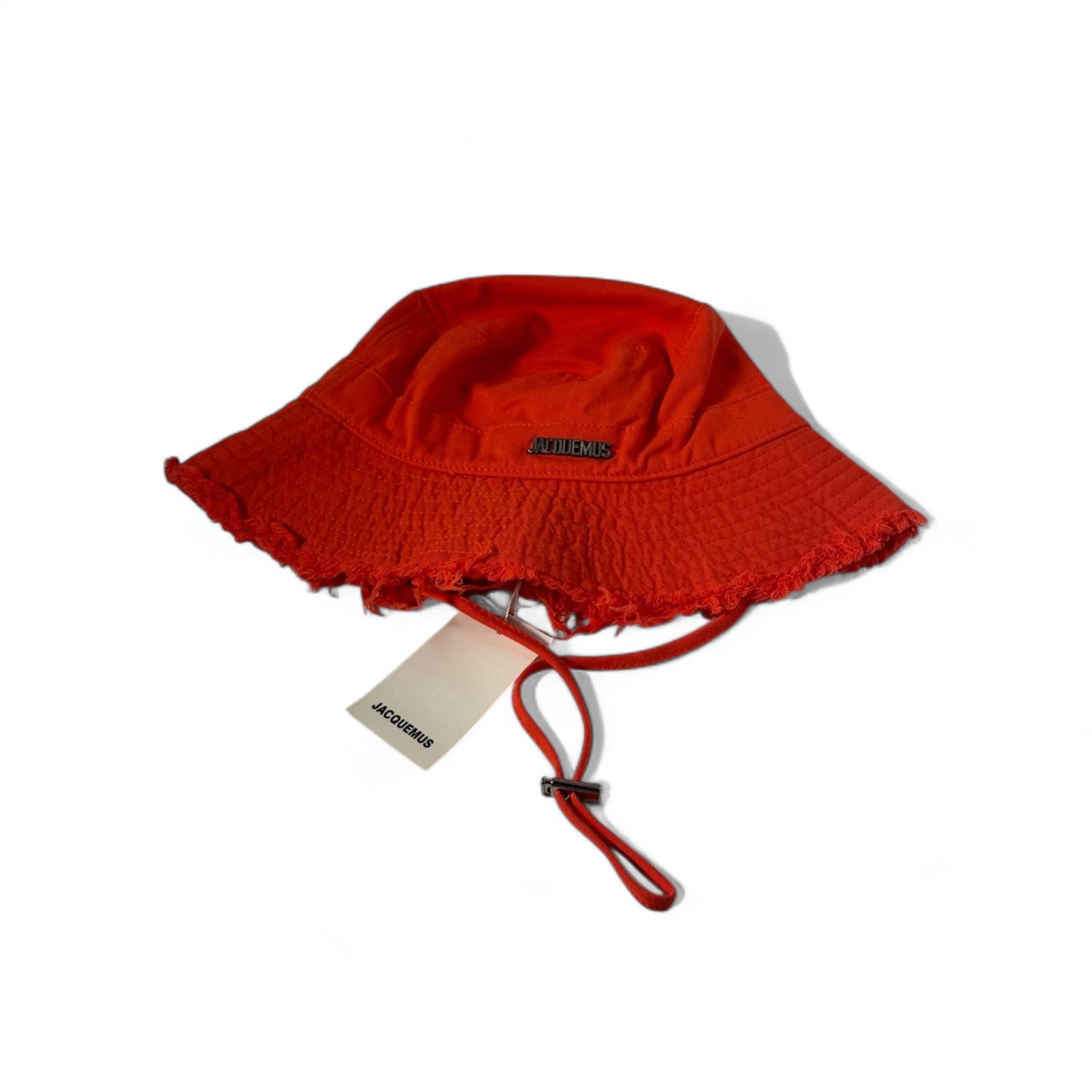 ๐ฅ Jacquemus Burnt Orange Quilted Bucket Hat โ Bold French Flair ๐งก๐ซ๐ท