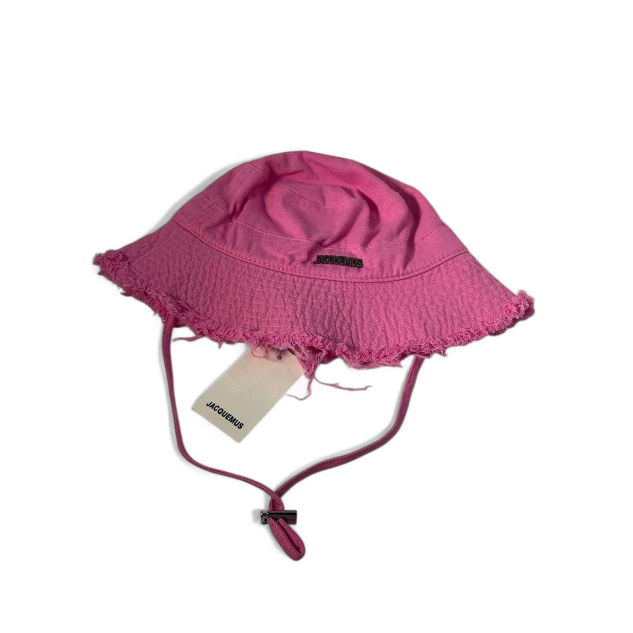 ๐ Jacquemus Pink Quilted Bucket Hat โ Bold, Chic & Playful ๐