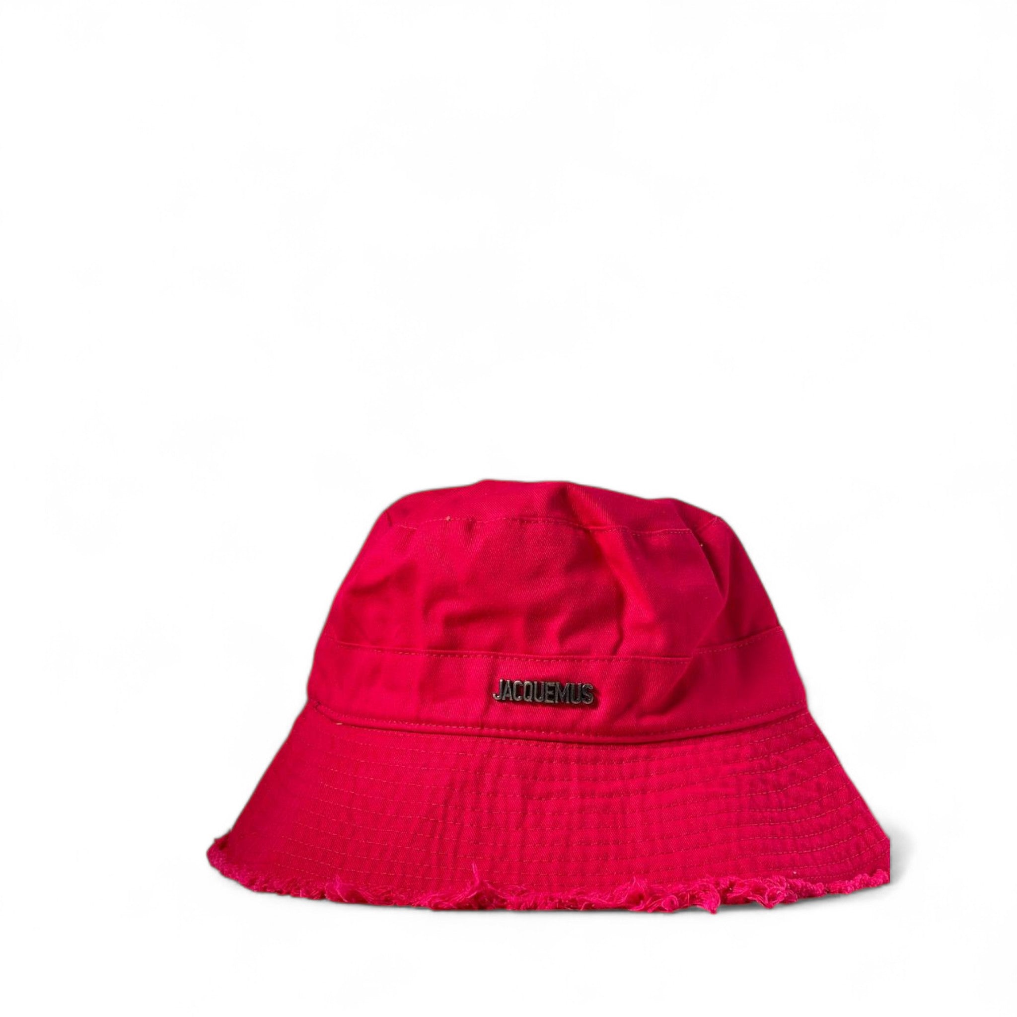 ❤️ Jacquemus Bold Red Bucket Hat – Fierce & Fashion-Forward 🔥