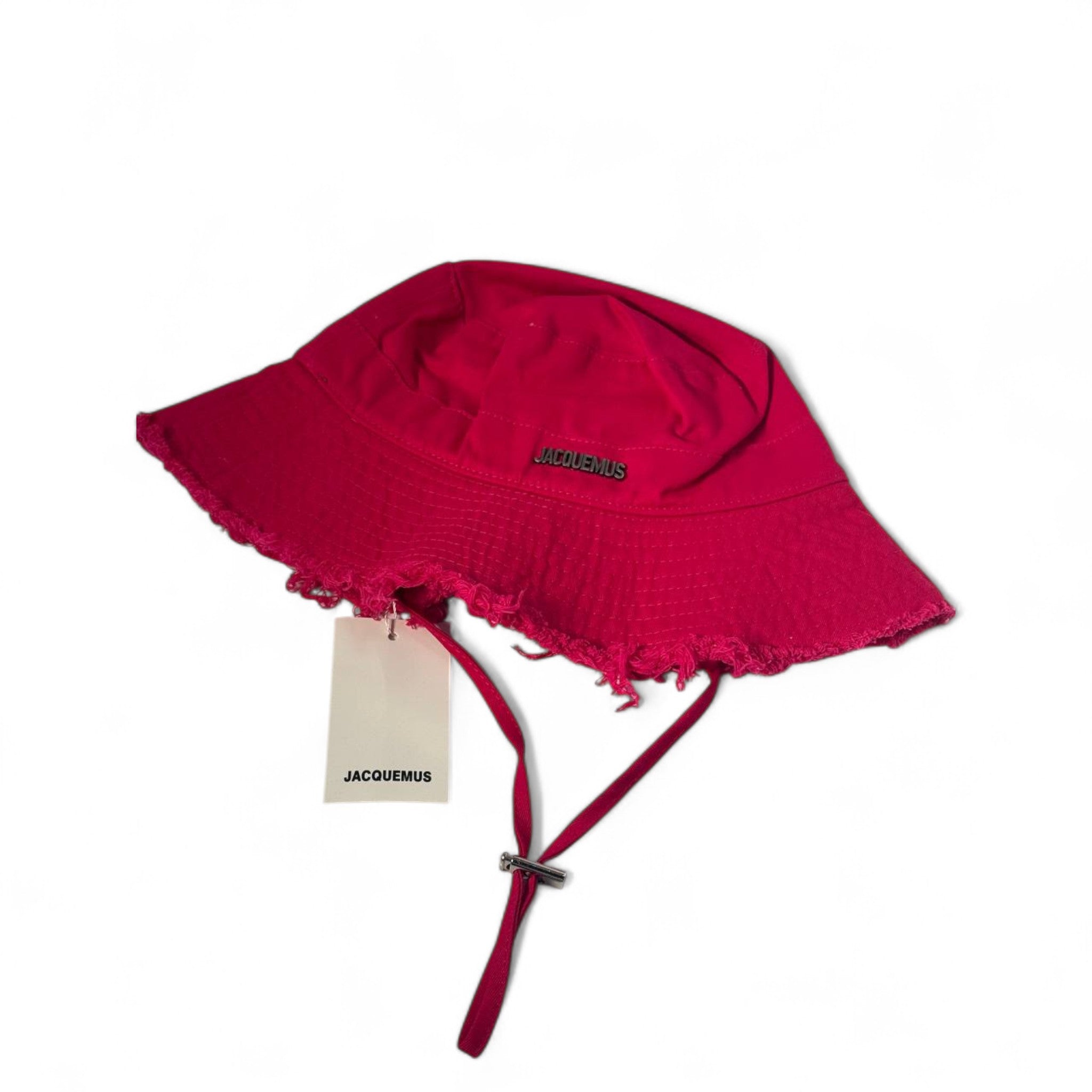 ❤️ Jacquemus Bold Red Bucket Hat – Fierce & Fashion-Forward 🔥