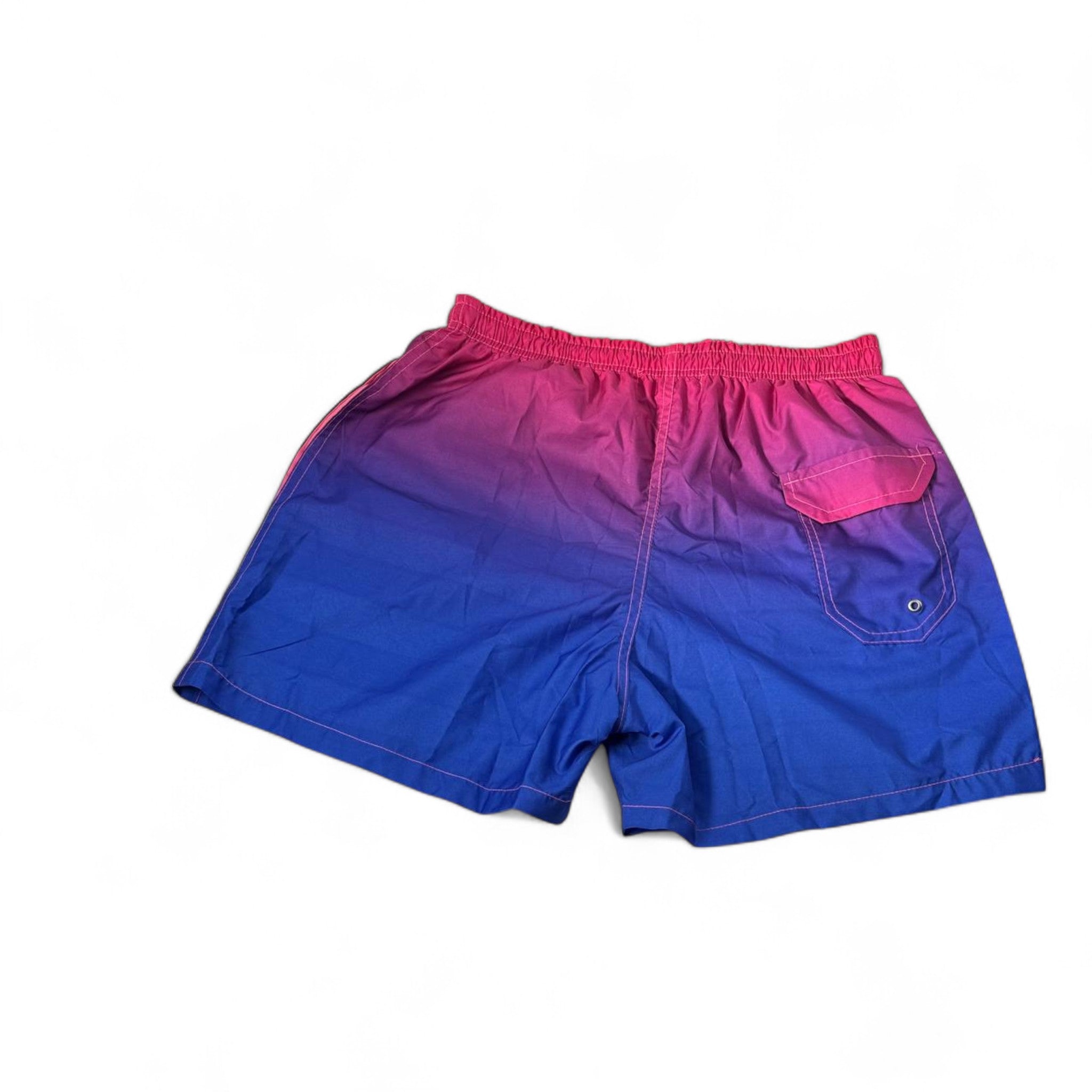 🌅 Hollister Ombre Swim Shorts – Sunset Pink to Ocean Blue 🏖️🩳