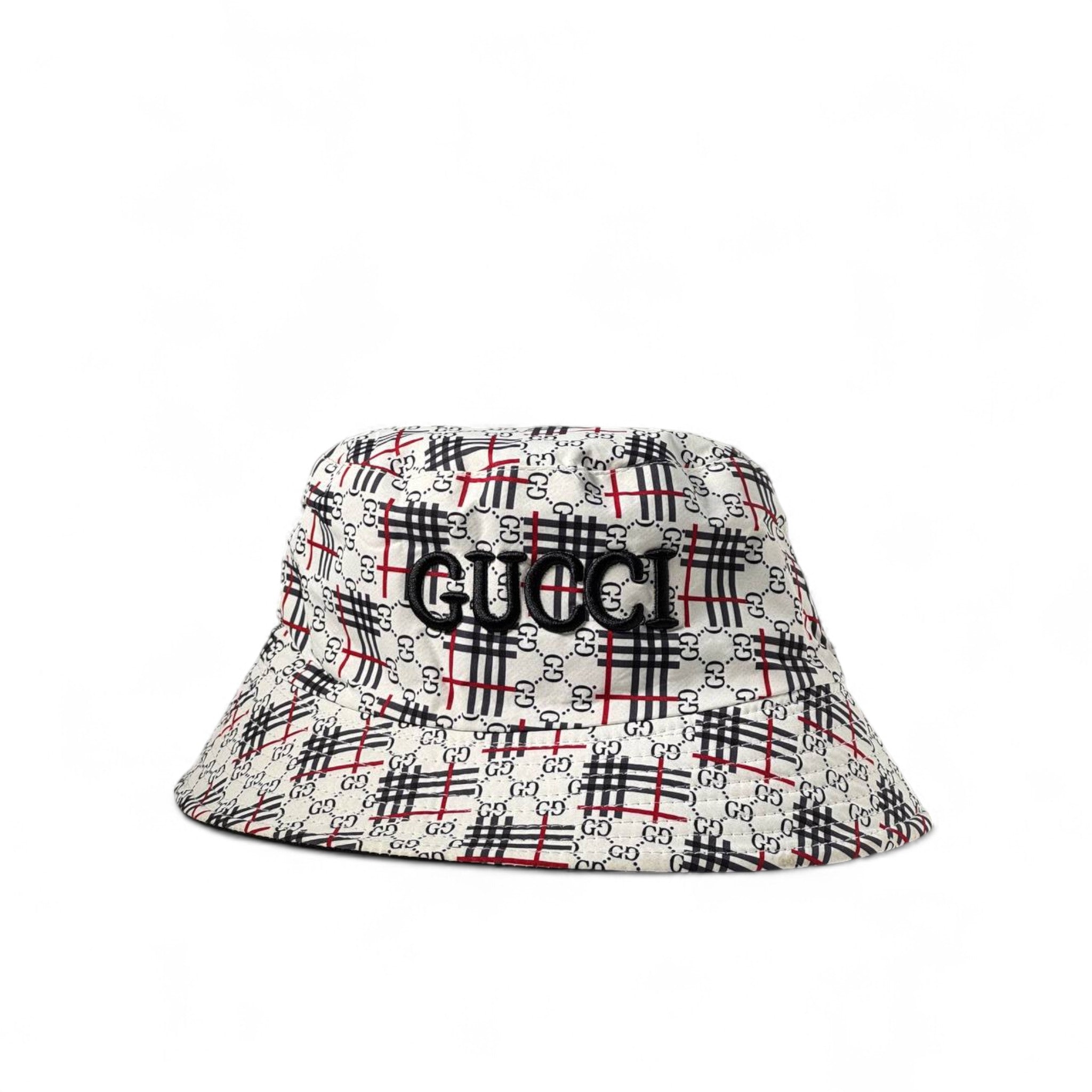 🧢 Gucci Reversible Bucket Hat – Black Minimal & Logo Patterned Luxury 🎩✨