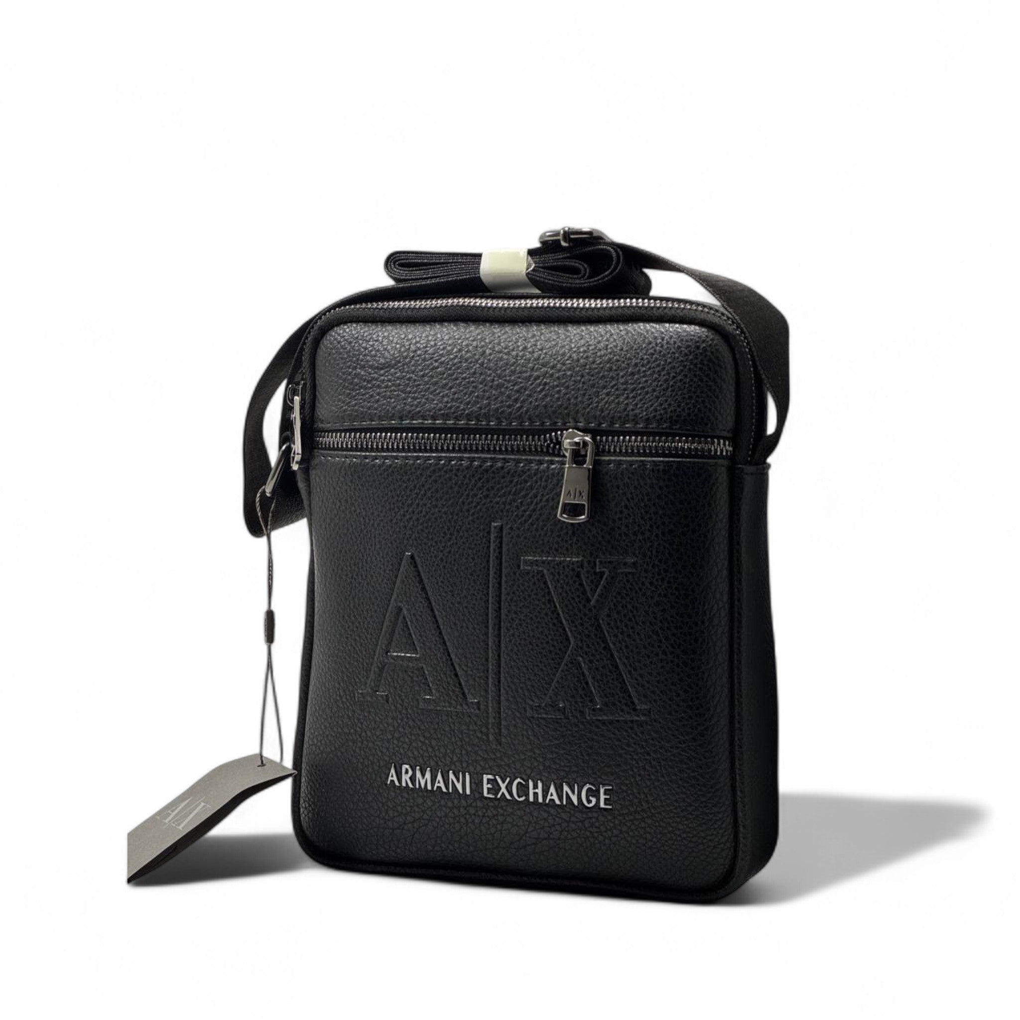 ๐ค Armani Exchange A|X Black Leather Crossbody โ Sleek Urban Edge ๐ฏ