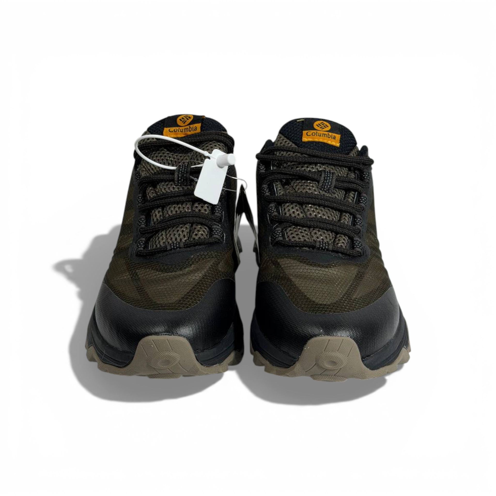 🥾🔥 Columbia Outdoor Performance Sneakers – Olive & Black Trail Style 🌲🖤