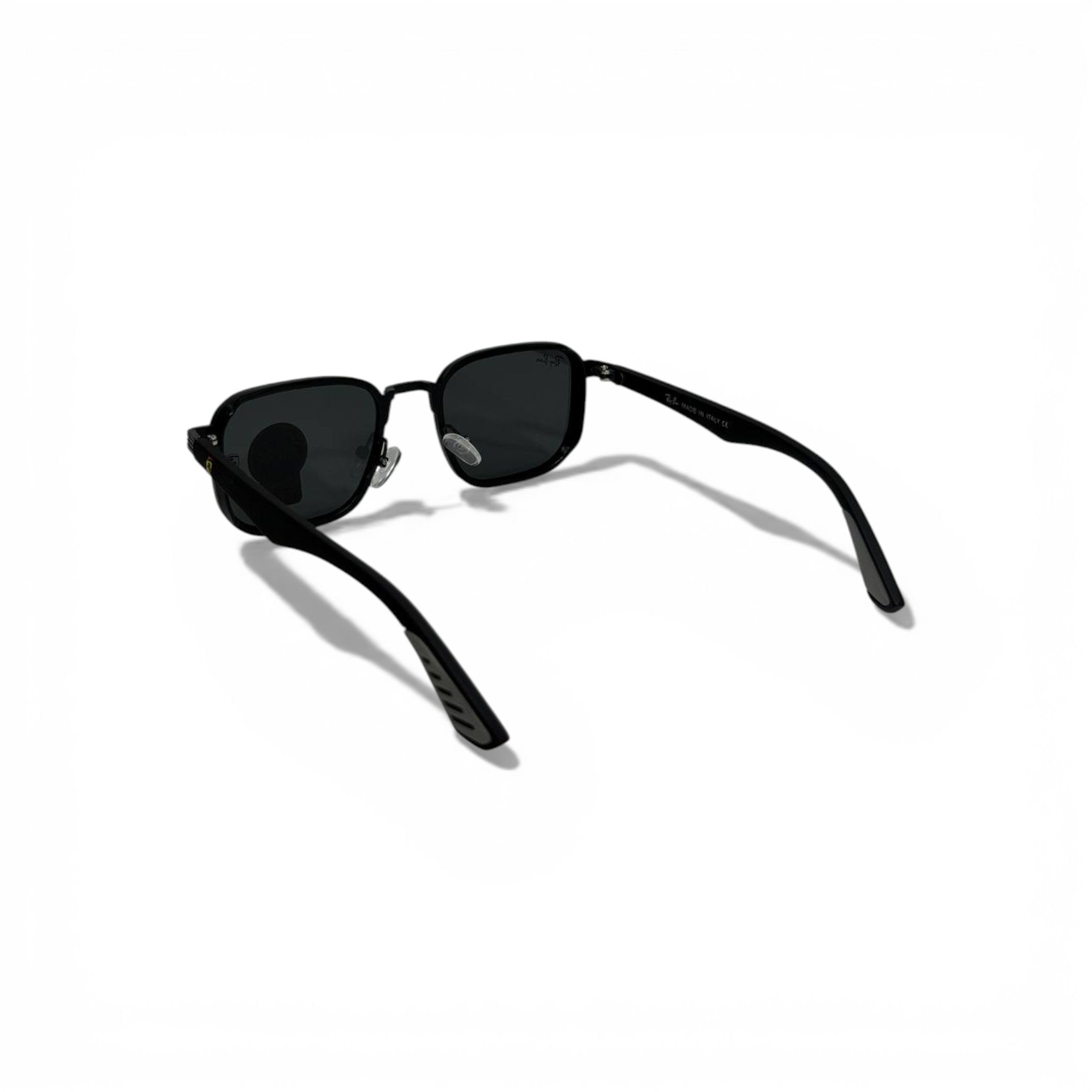 🕶️ Ray-Ban Ferrari Square Sunglasses – Black G-15 🏁🖤