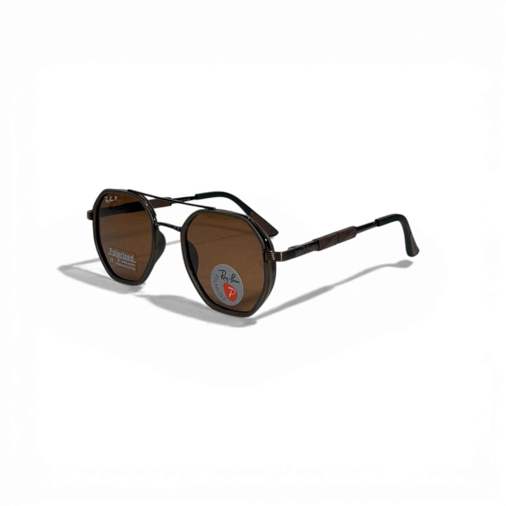 🕶️🤎 Ray-Ban Round Polarized Sunglasses – Brown Lenses 🤎🕶️