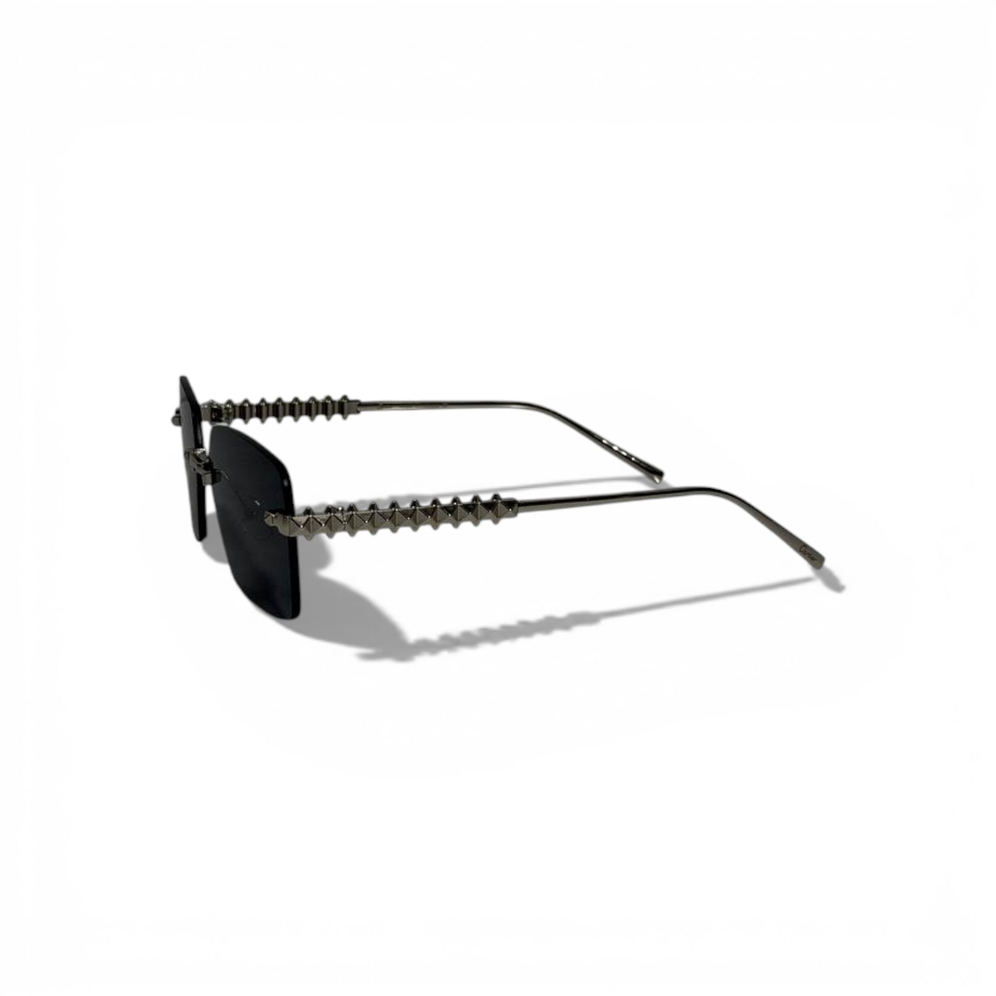 Cartier Rimless Studded Sunglasses Black Luxury Statement 🖤✨😎