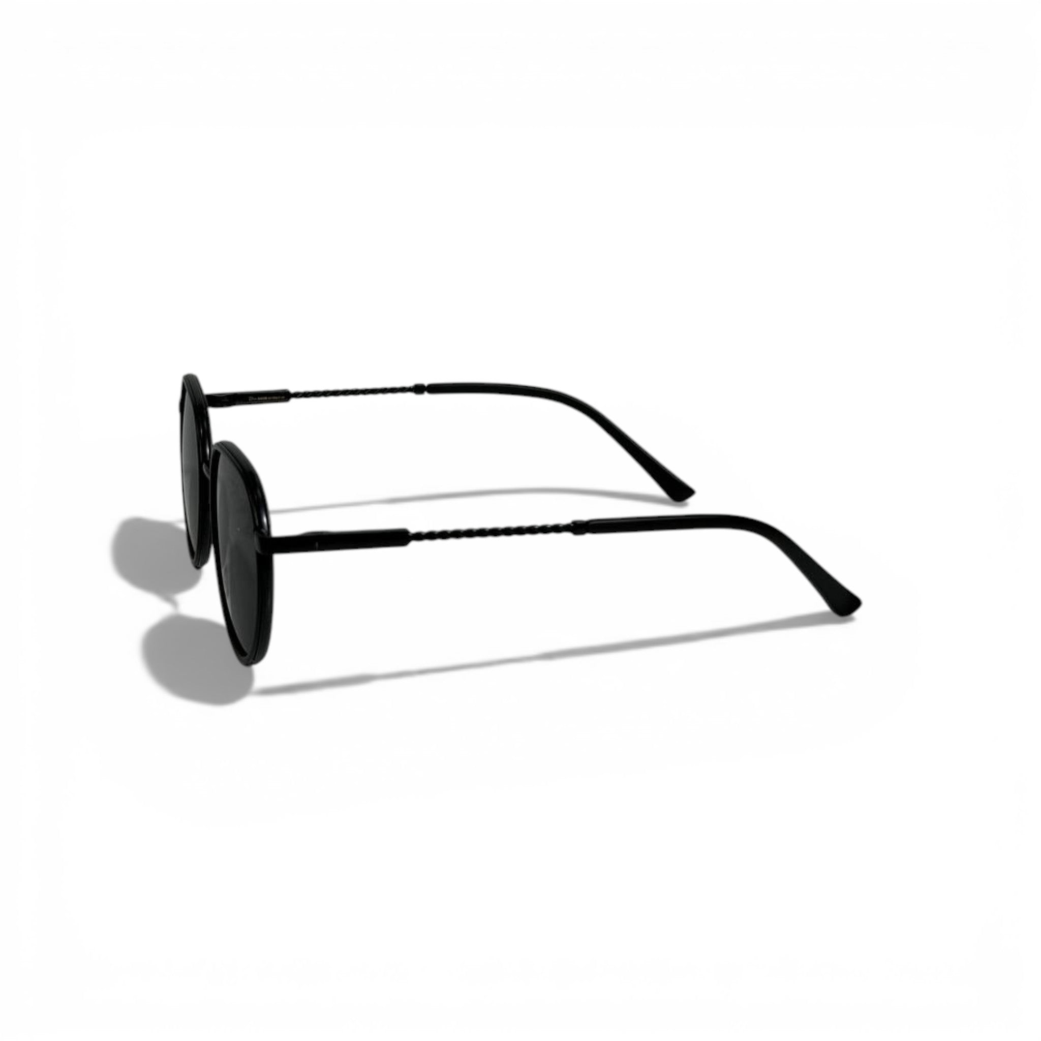 Dior Round Sunglasses Black Frame Dark Lenses Timeless Luxury Style 🖤🕶️✨