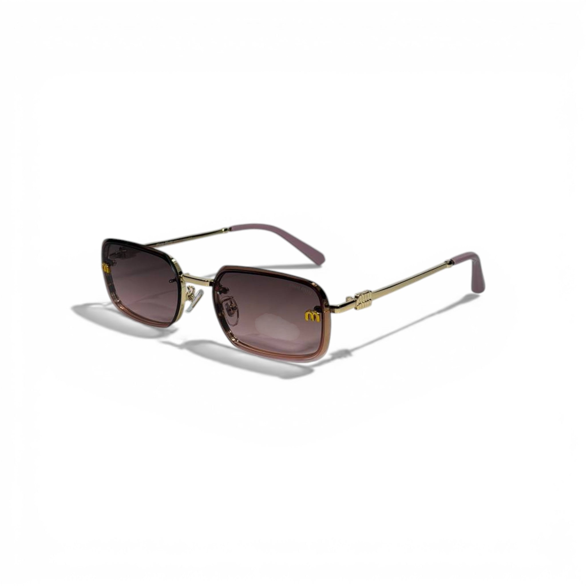 Miu Miu Rectangular Sunglasses Gradient Lenses Elegant Luxury 🕶️💖✨