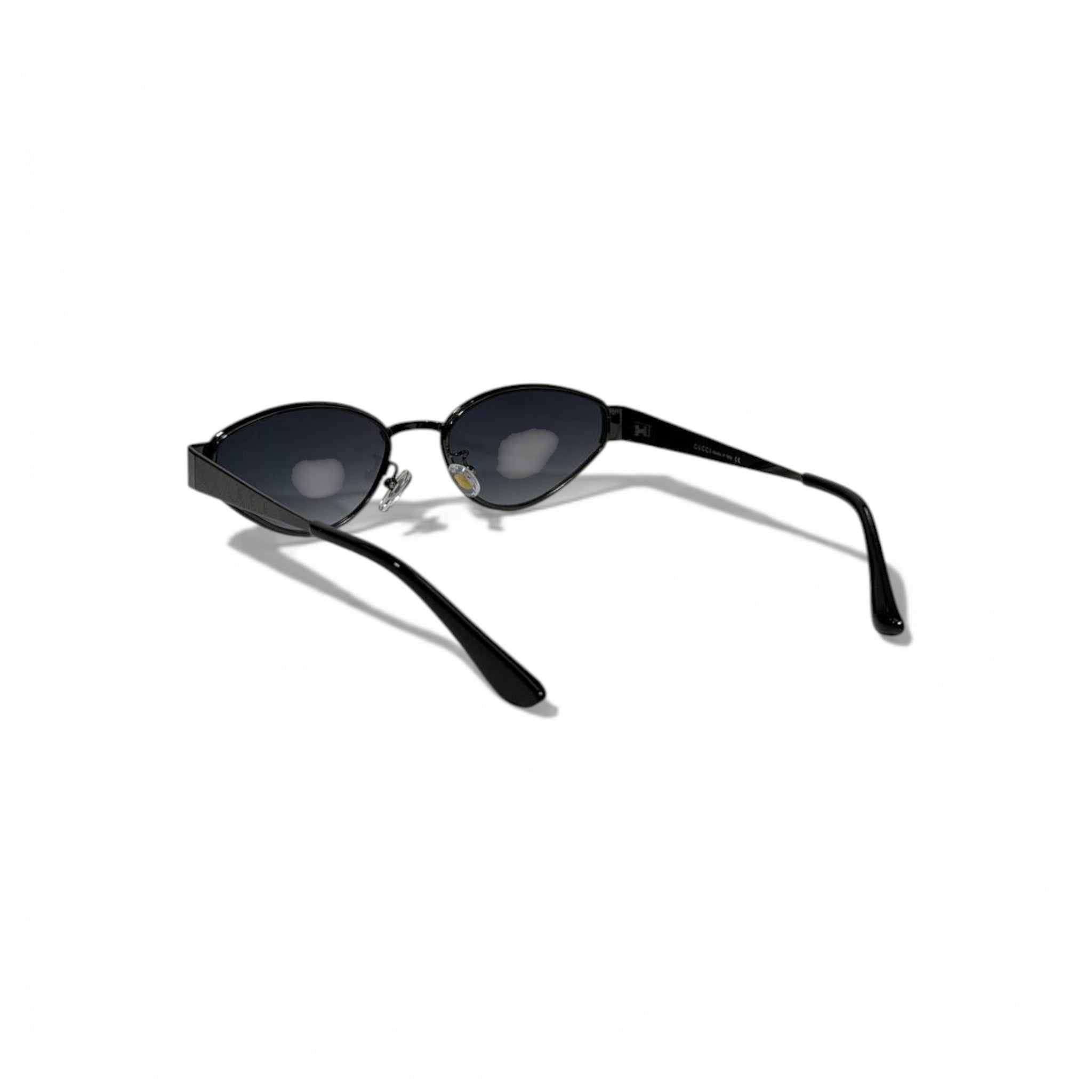 🕶️ Gucci Luxury Black Oval Sunglasses – Iconic GG Monogram | Premium Designer Eyewear