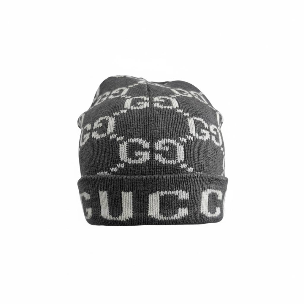 𧢠Gucci GG All-Over Knit Beanie â Iconic Luxury Winter Style đ¤âď¸â¨