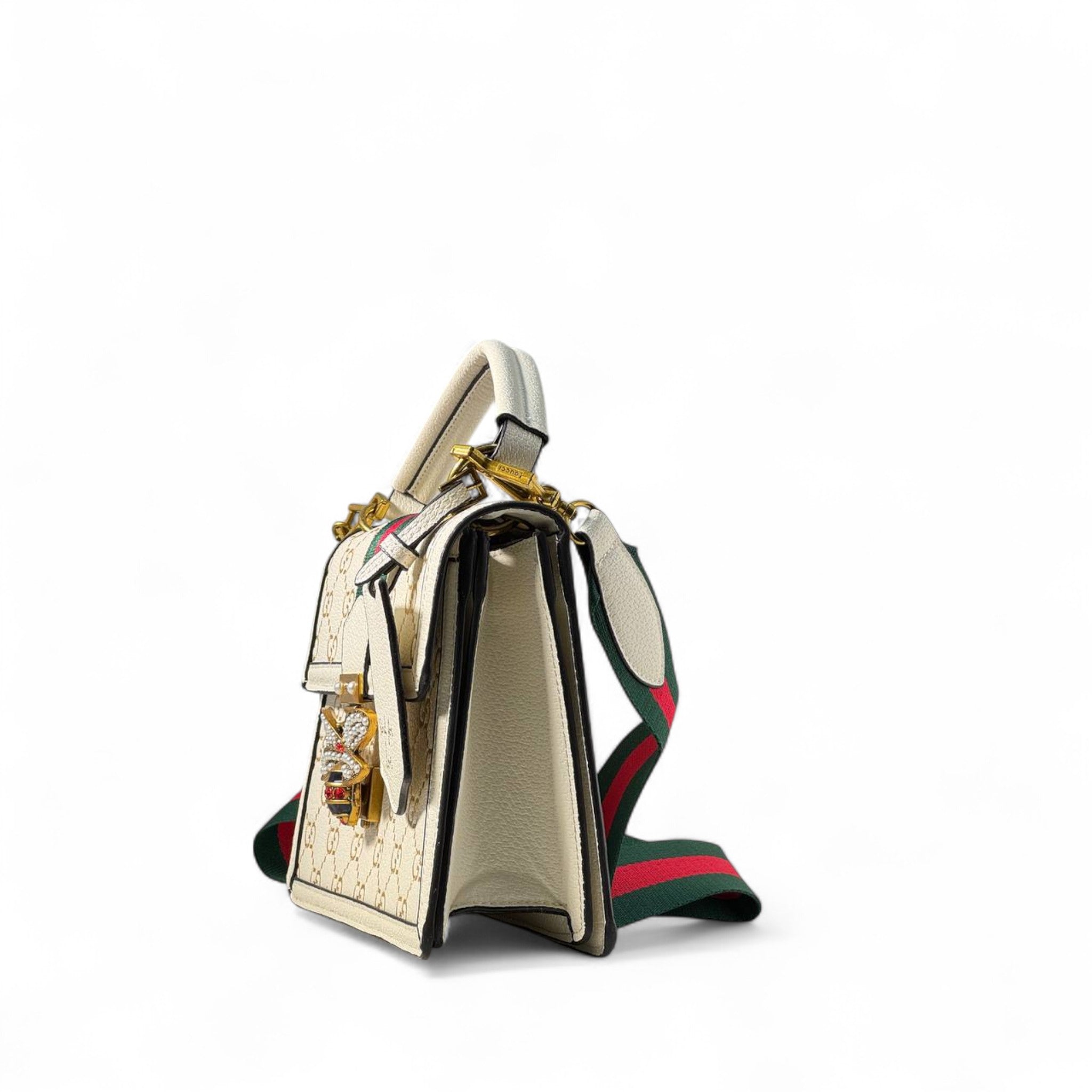 Gucci Queen Margaret White Bag 🐝🤍 – "Blind for Love" with Royal Elegance