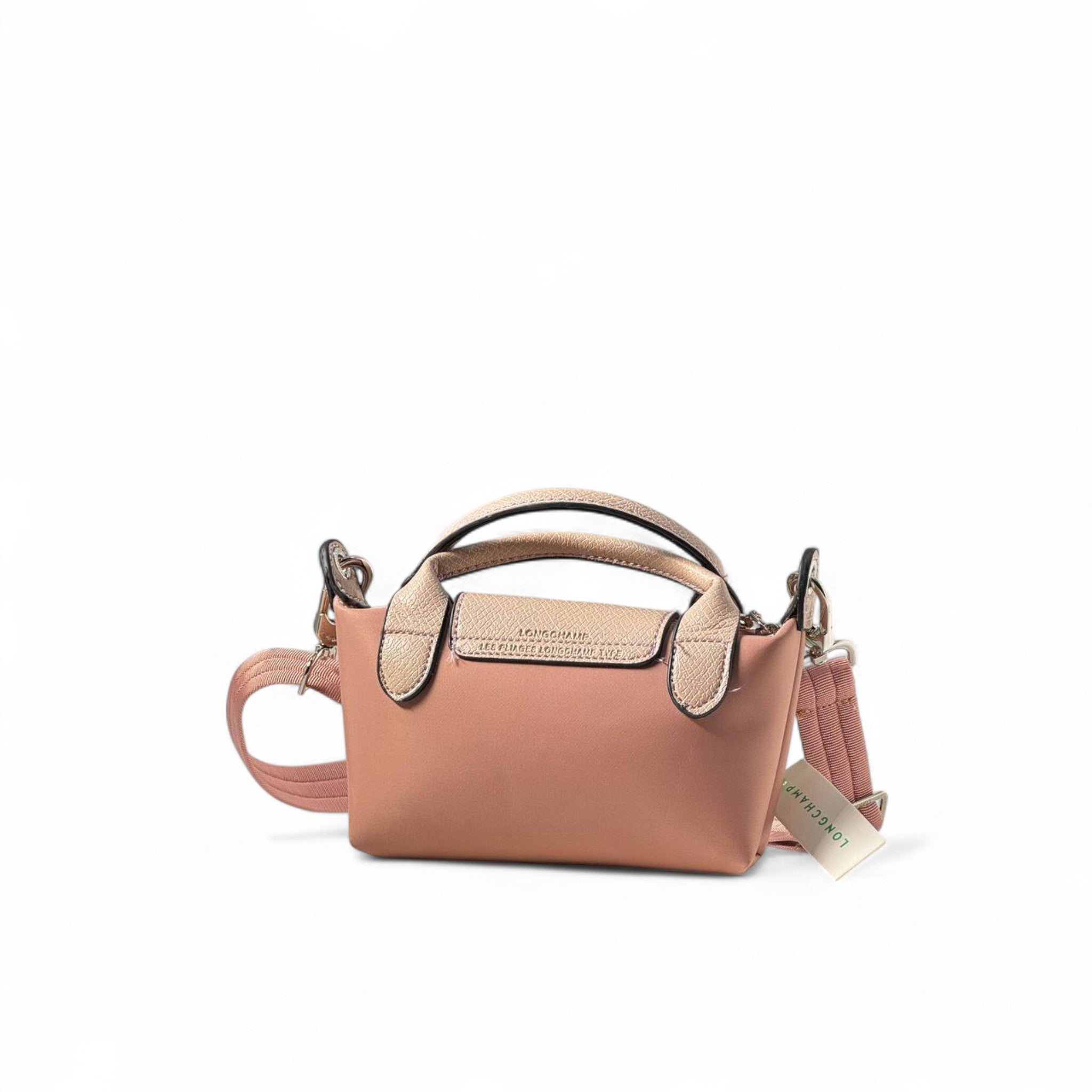 Longchamp Le Pliage Green Mini – Dusty Pink Dream 🌸🧺
