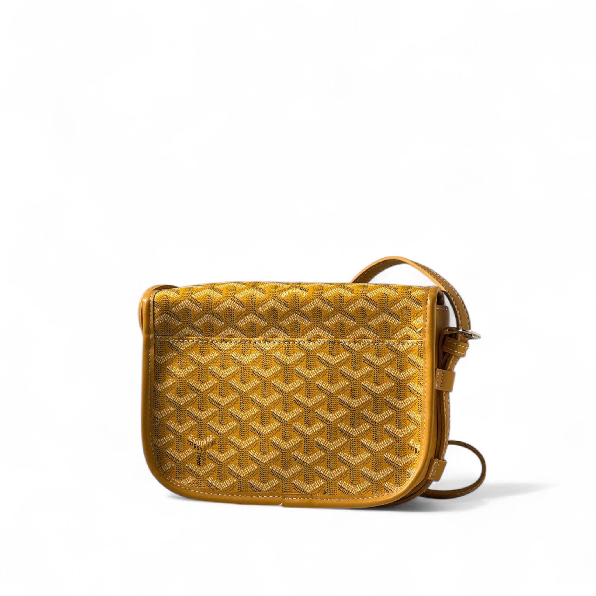 Goyard Yellow Buckle Flap Bag – Sunshine Bold with French Charm ☀️🟡