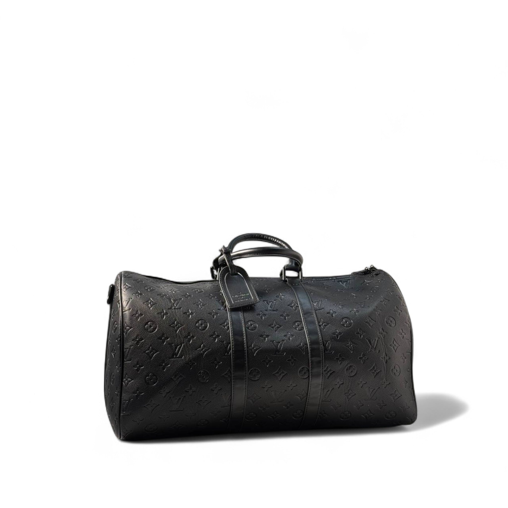 Louis Vuitton Keepall Bandoulière – Shadow Black Monogram 🖤🧳